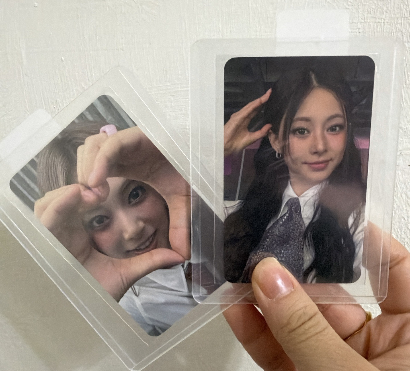 twice 迷14 jyp 原袋未拆幸運卡、首爾快閃一套18張（狗耳、愛心）