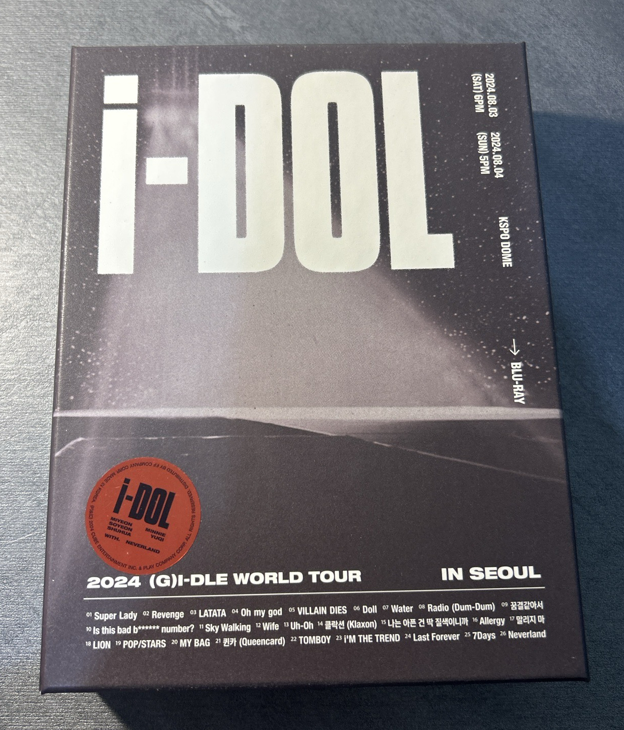 24’世巡演唱會 iDOL DVD 藍光版