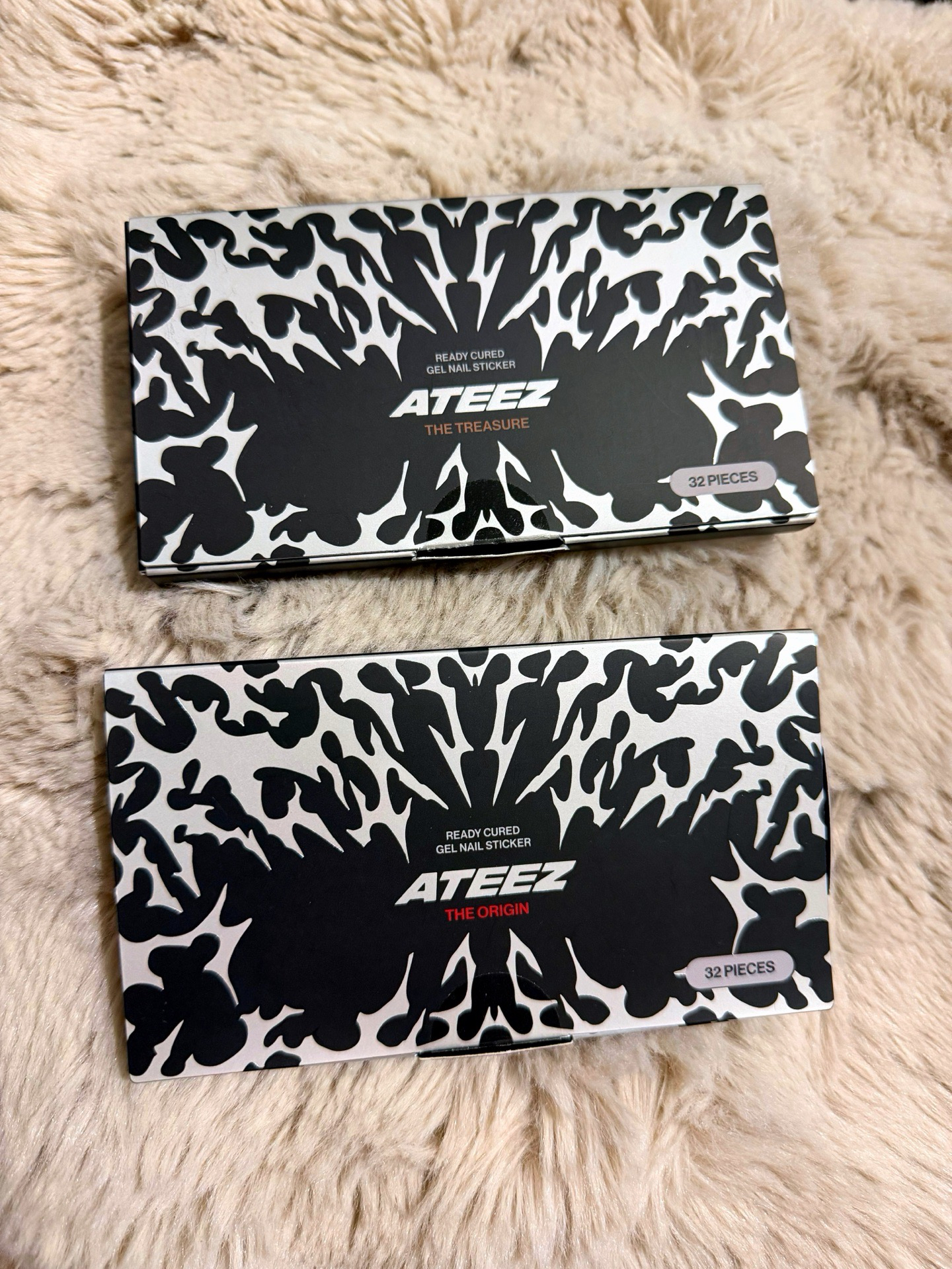 ❤️‍🔥fanplday 指甲貼 2組一起出 CURED GEL NAIL STICKER 🩶🖤無卡🏴‍☠️