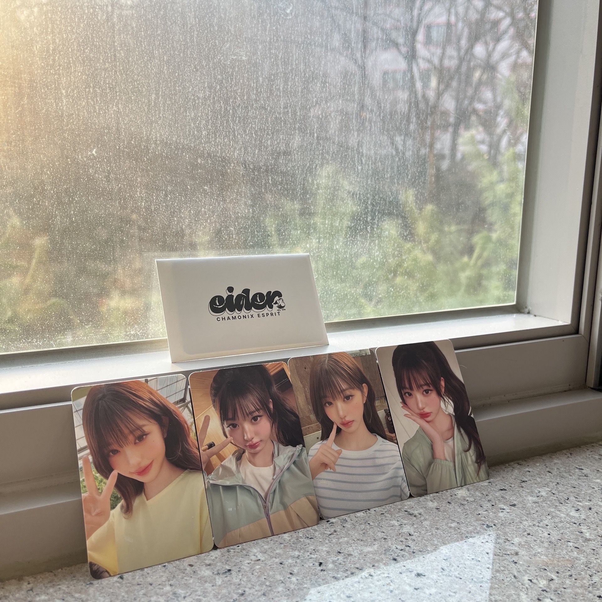 EIDER 張員瑛代言小卡組