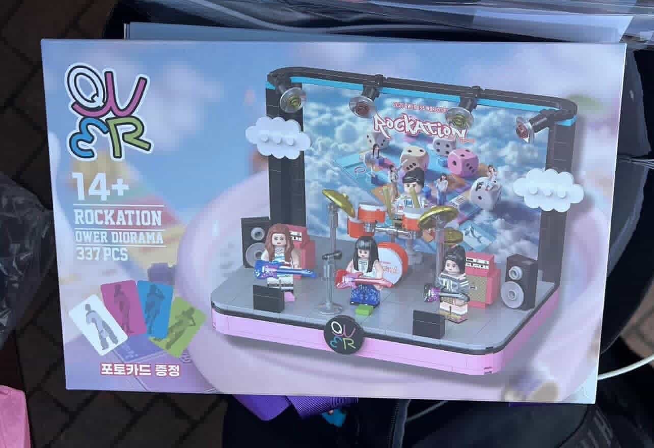 QWER 場限樂高組含卡全新