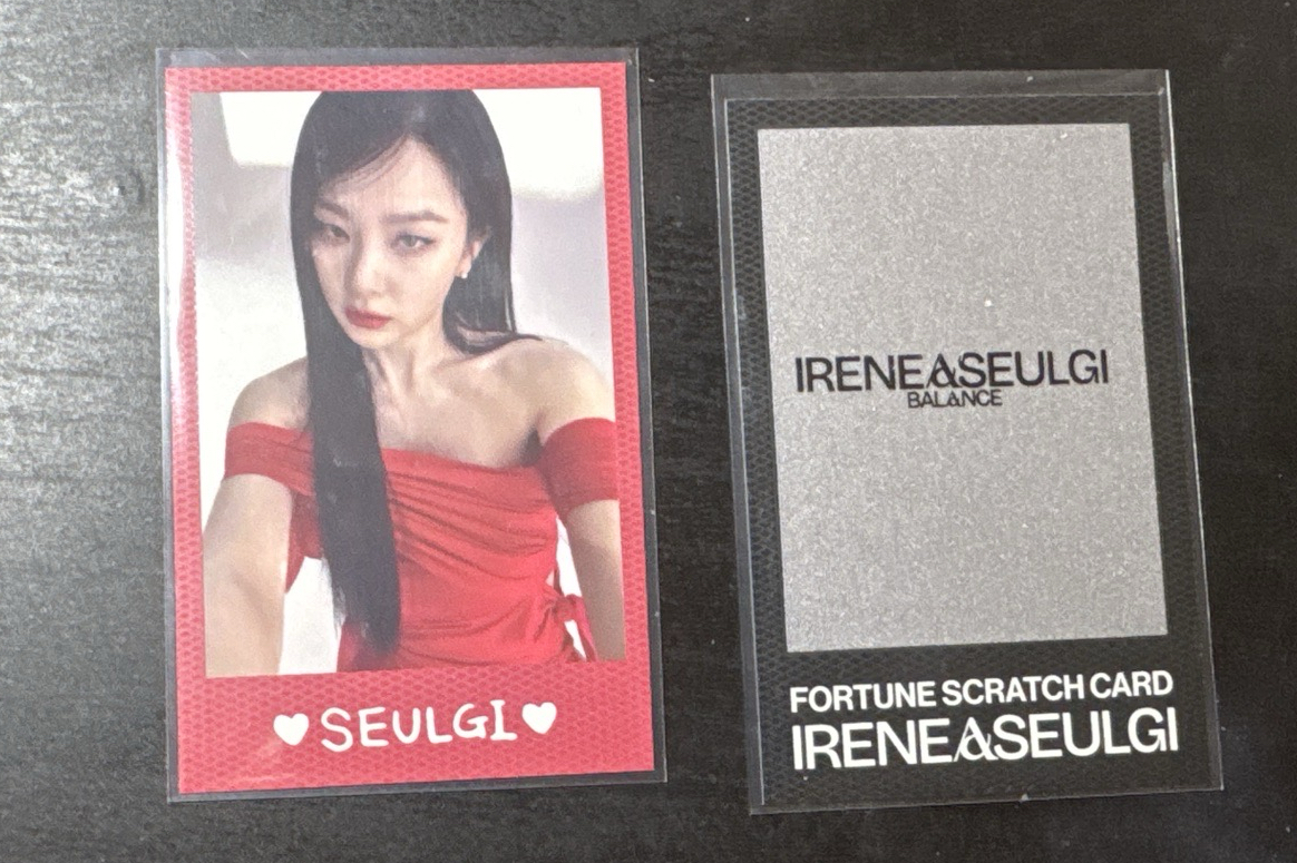RV irene&seulgi 隨機卡包