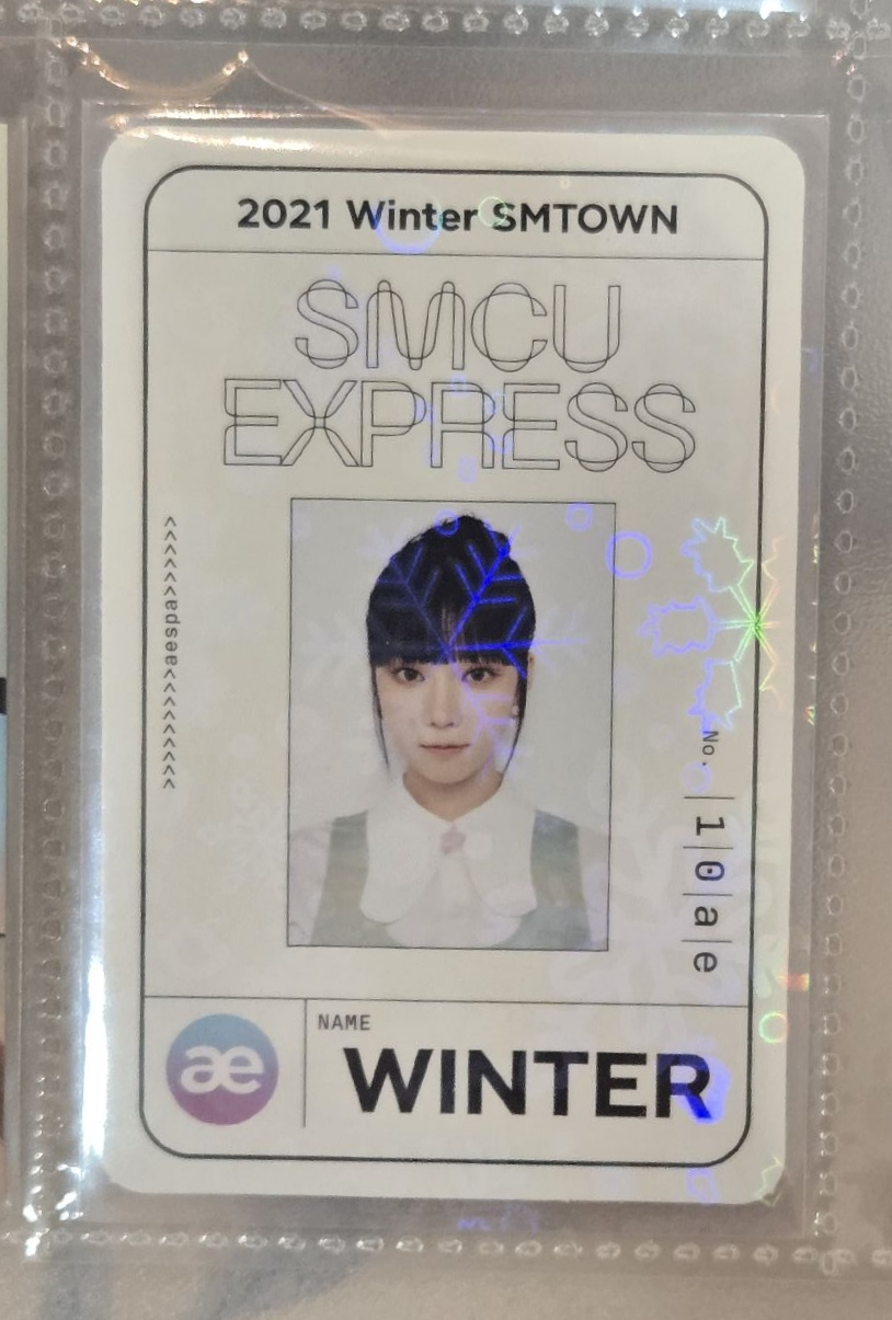 aespa winter id卡