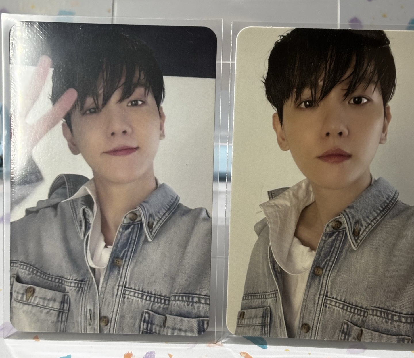 牛仔賢出廠瑕 兩張套出