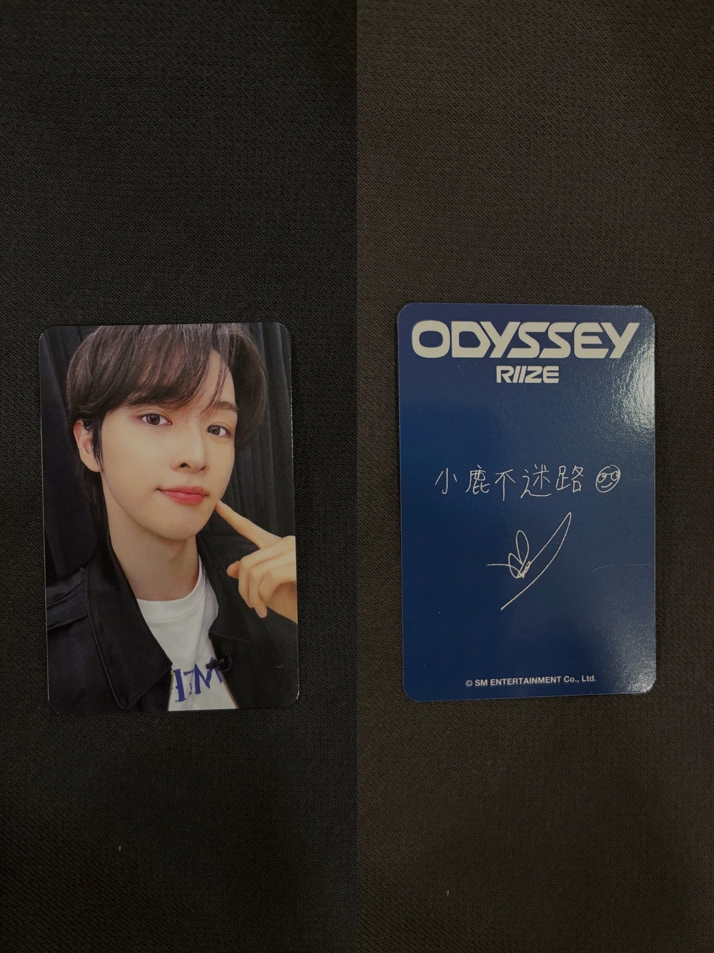 RIIe Odyssey yeti簽售卡 鄭成燦 Sungchan