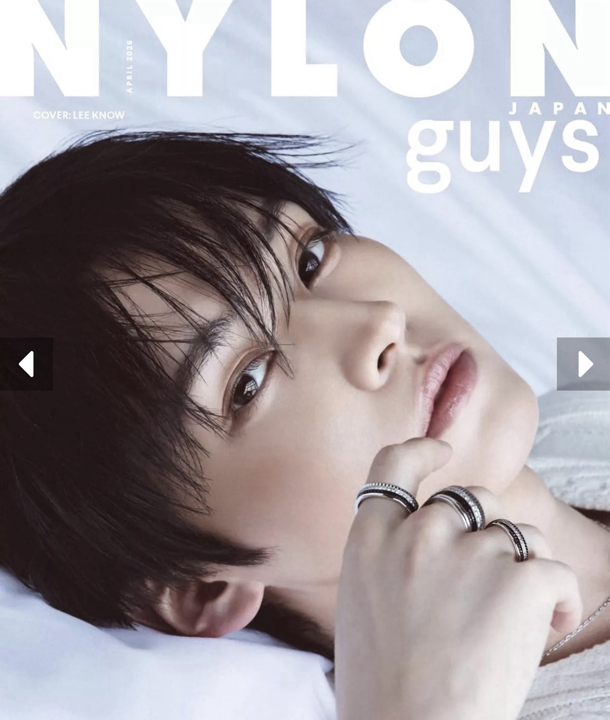 NYLON JAPAN 4月號 Lee Know