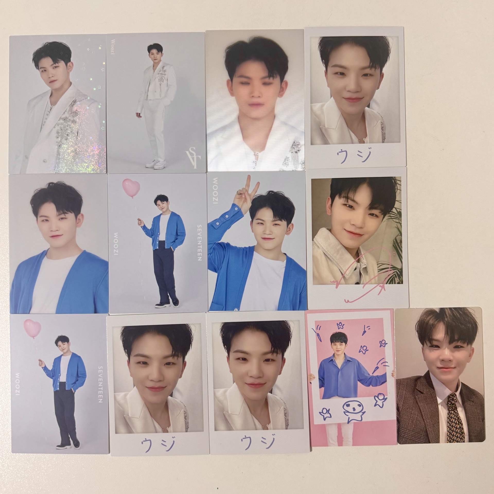 seventeen woozi 2016-2020官方小卡盤