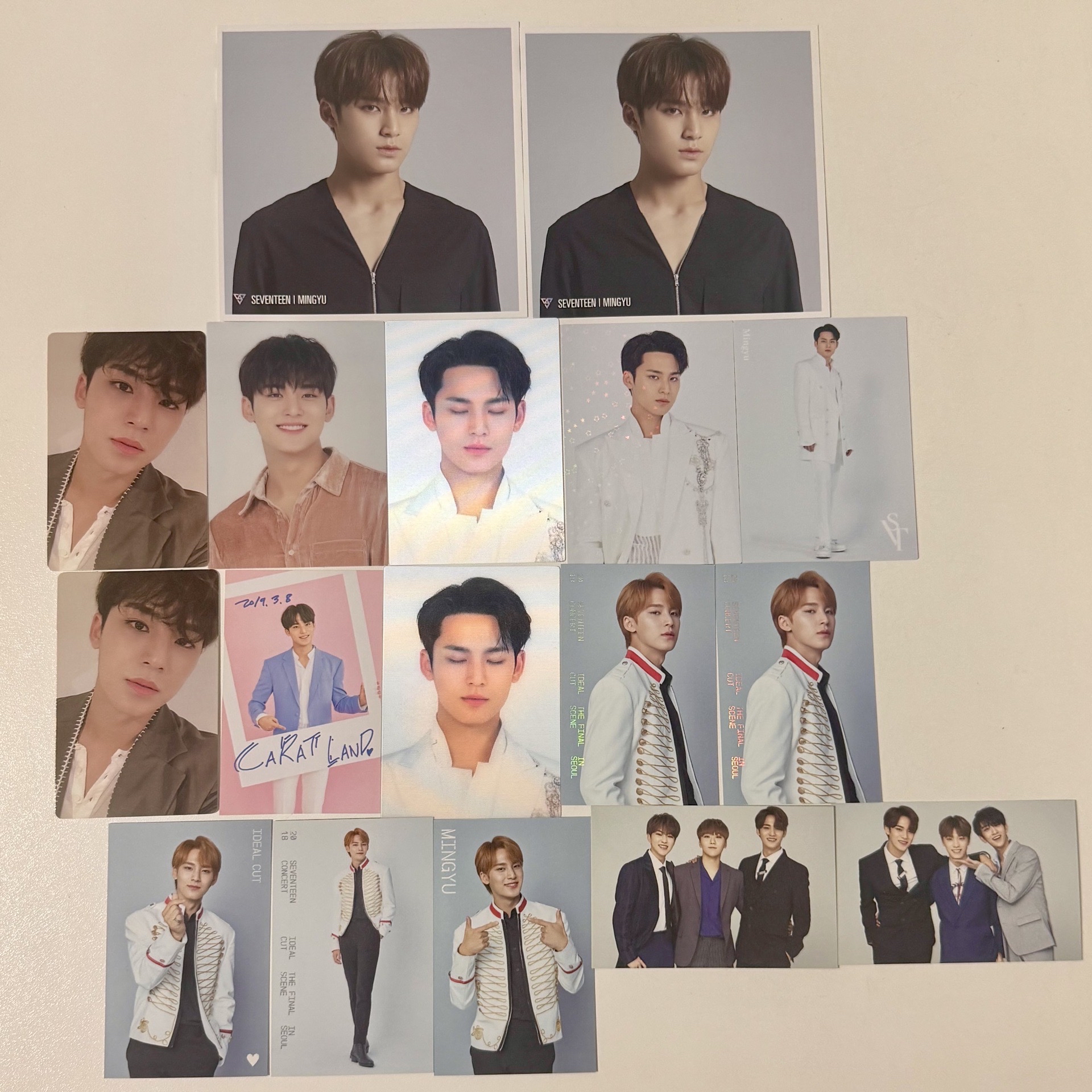 seventeen Mingyu 珉奎 2016-2020 官方小卡盤