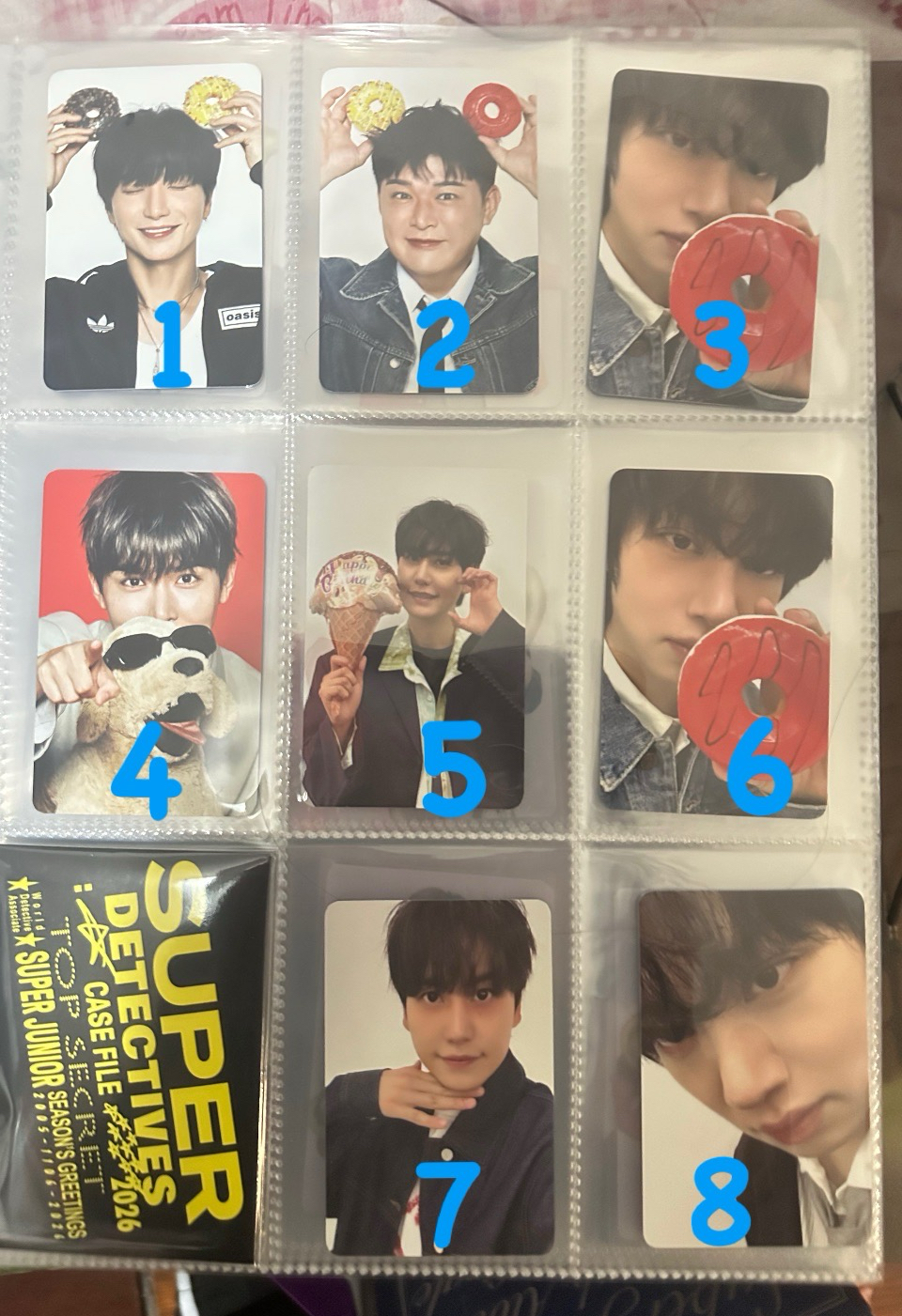 SJ 2026年曆 後續 小卡