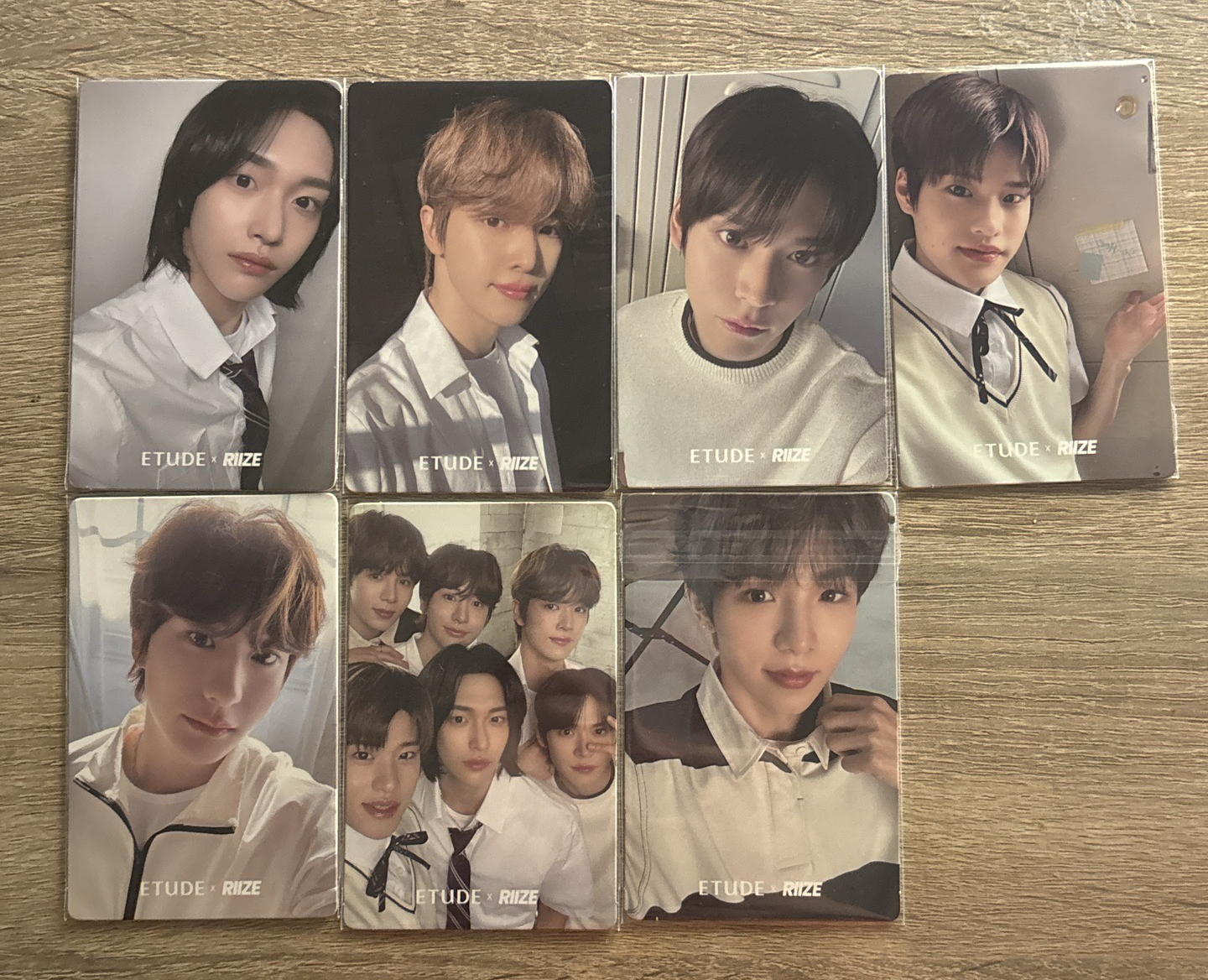 etude 代言唇釉卡一套