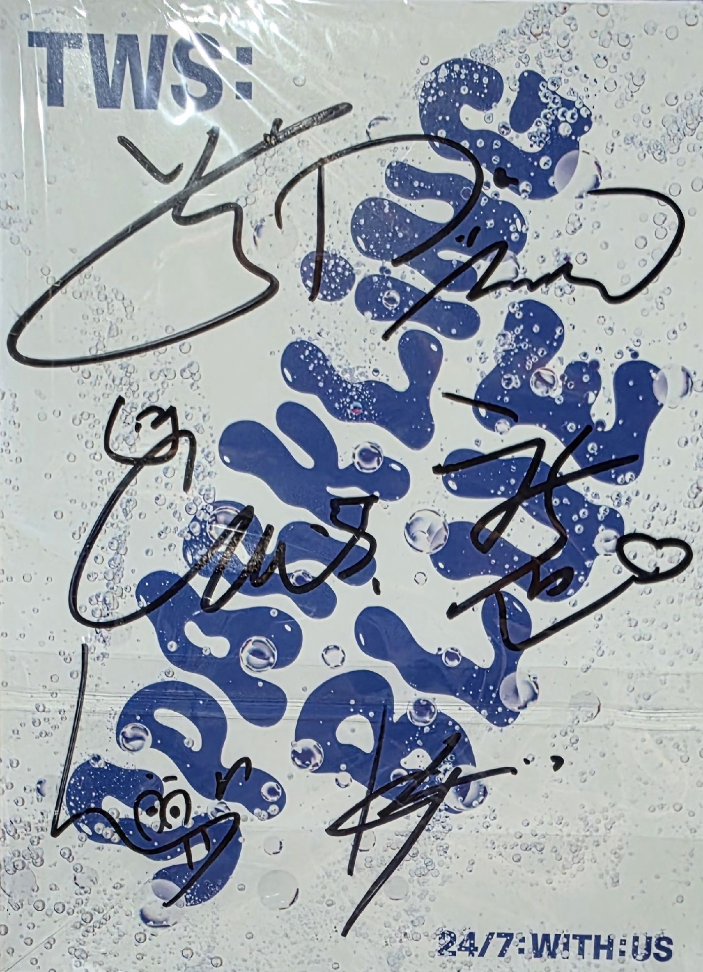 【Mwave 簽專】TWS 💽✍️ 簽名全專 Sparkling Blue 親筆簽名 ✍️ 全成員簽名