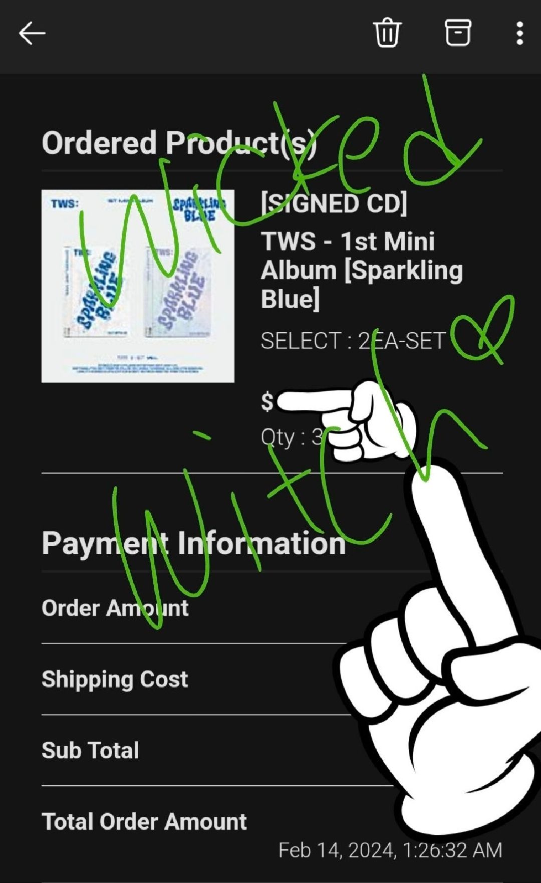 【Mwave 簽專】TWS 💽✍️ 簽名全專 Sparkling Blue 親筆簽名 ✍️ 全成員簽名