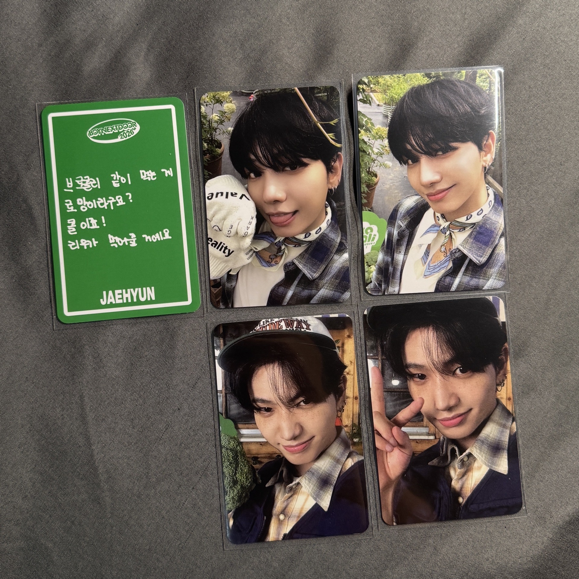 Boynextdoor 26年曆小卡+杯墊