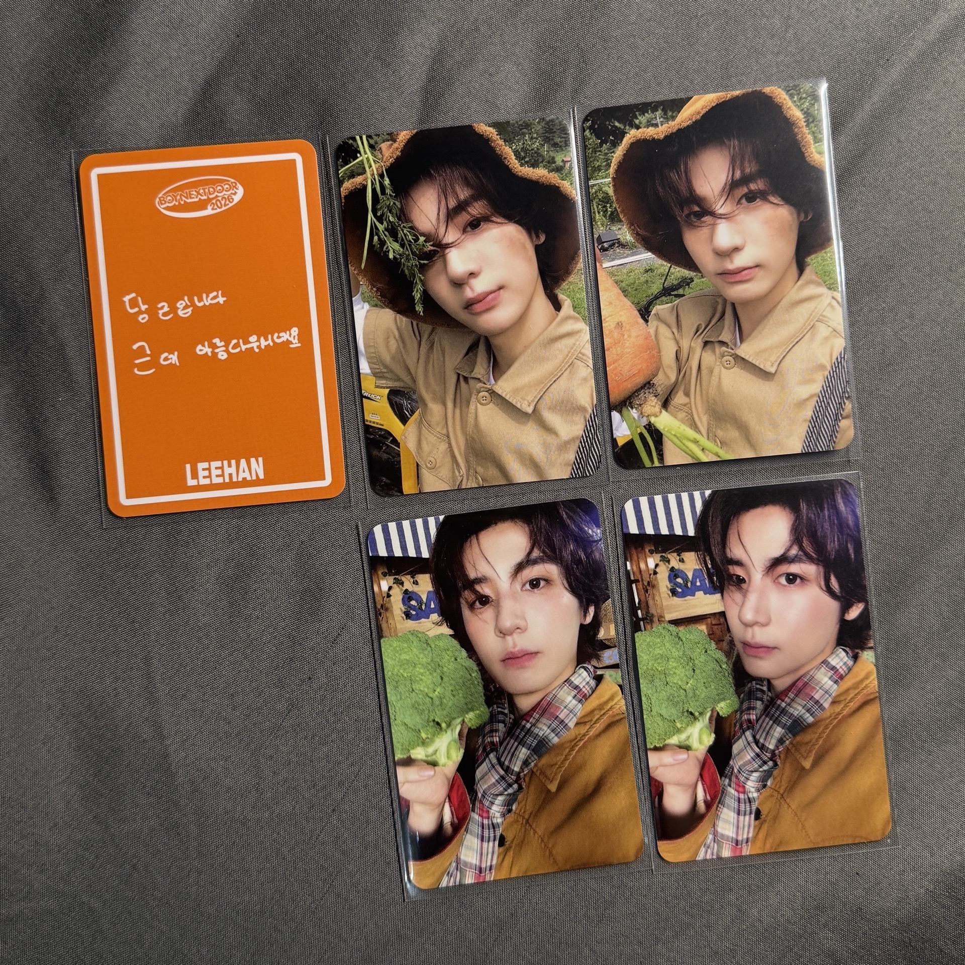 Boynextdoor 26年曆小卡+杯墊