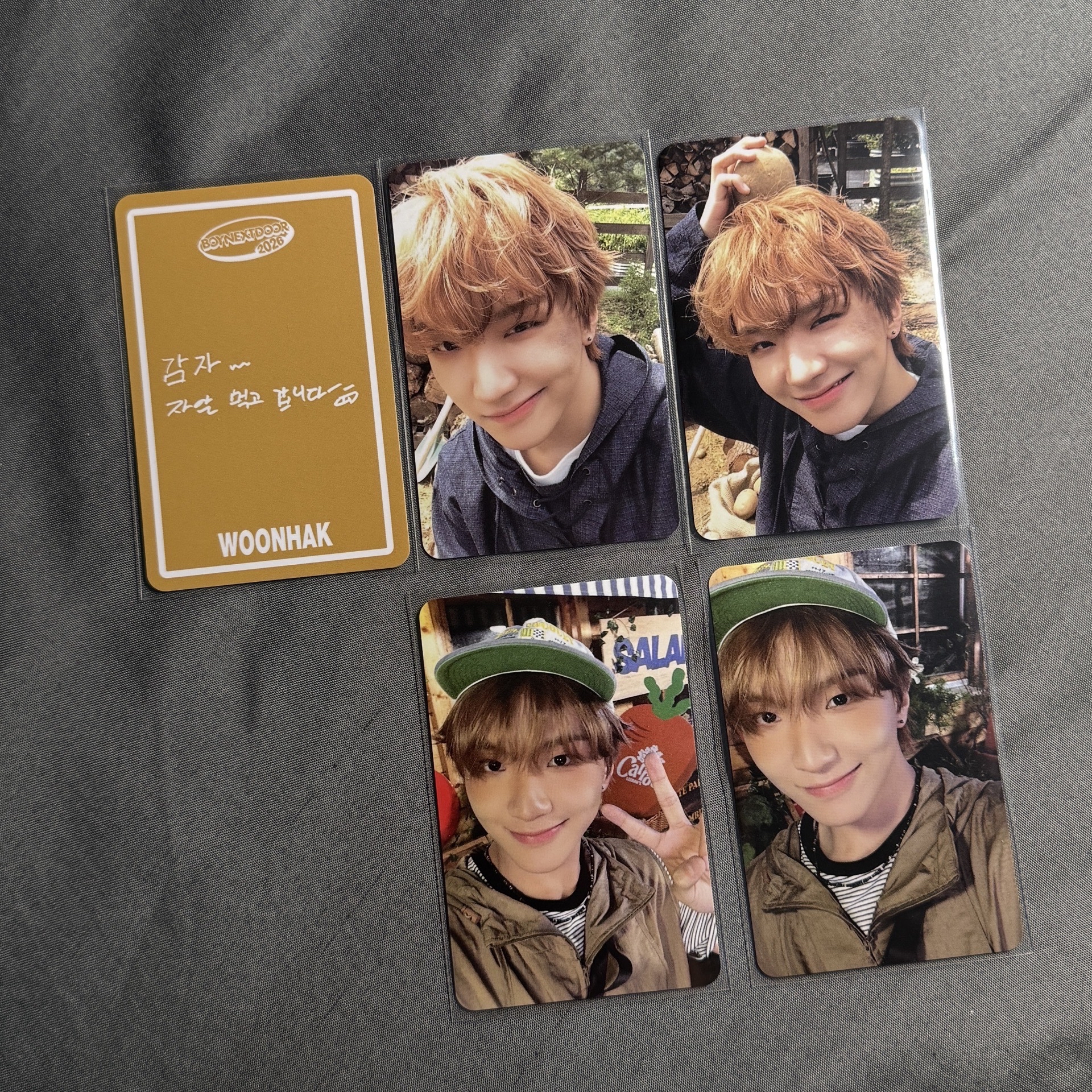 Boynextdoor 26年曆小卡+杯墊