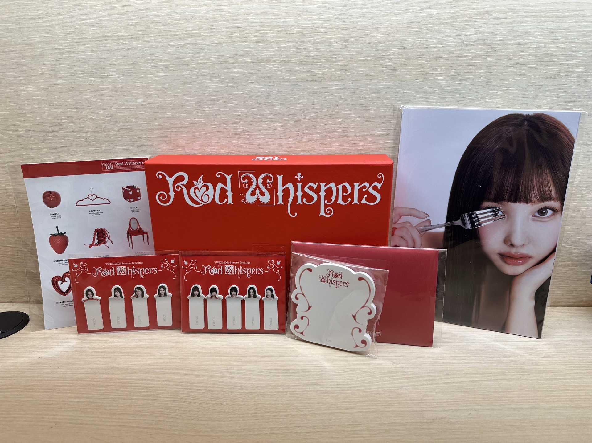 2026TWICE年曆 含圖中全部商品