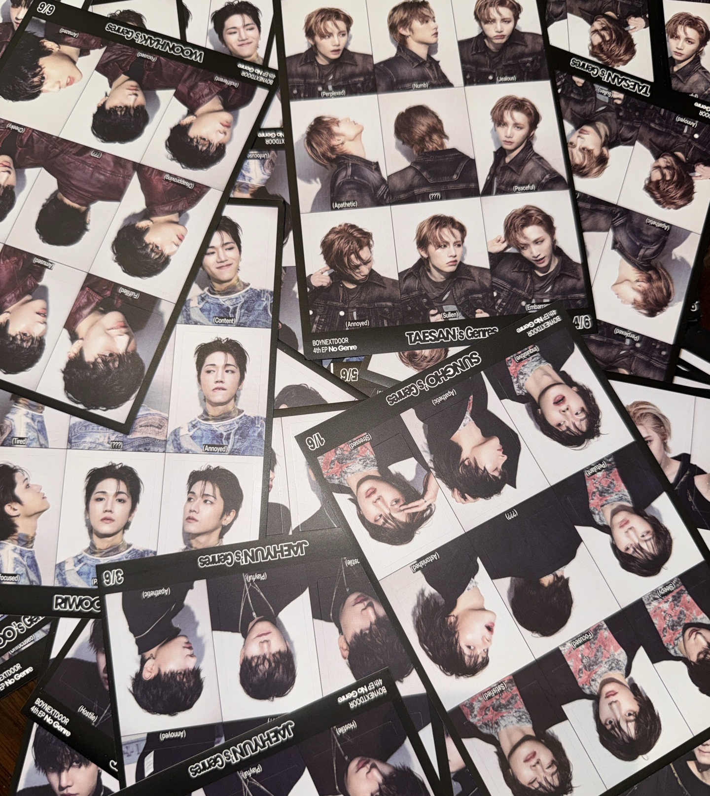 No Genre專輯內容物（明信片/貼紙）