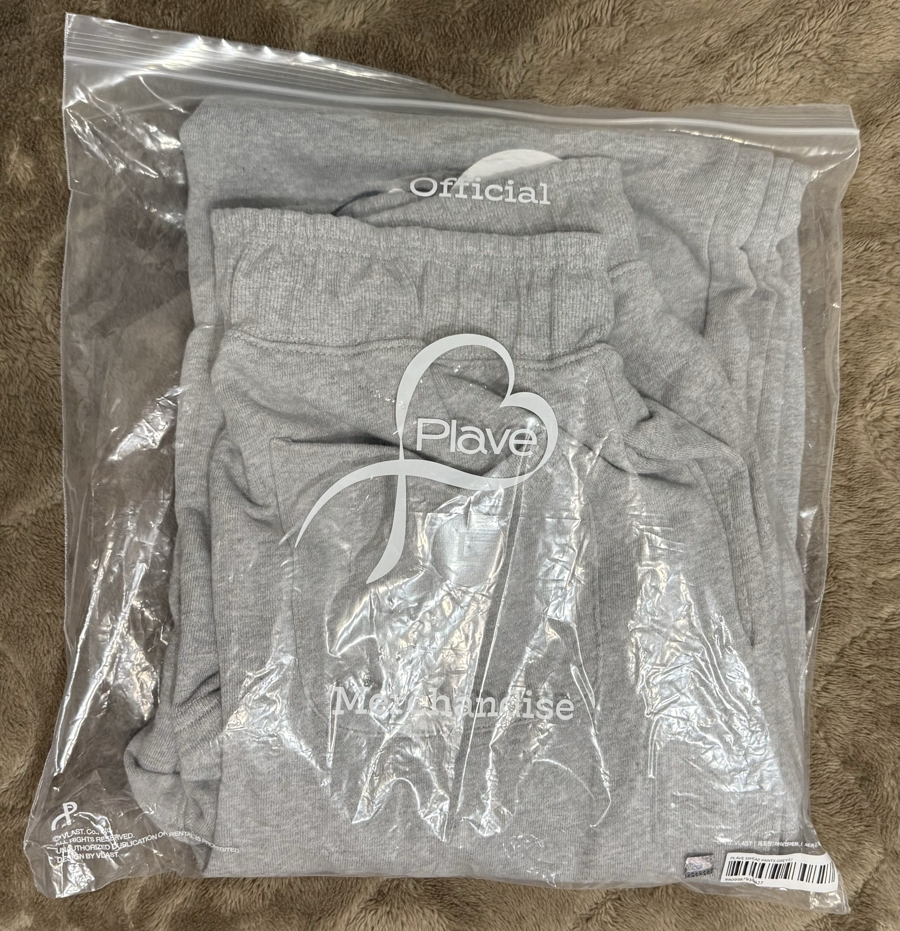 Plave 二週年周邊棉褲
