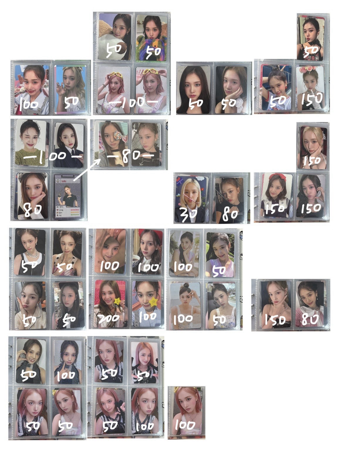 各時期勾卡3️⃣