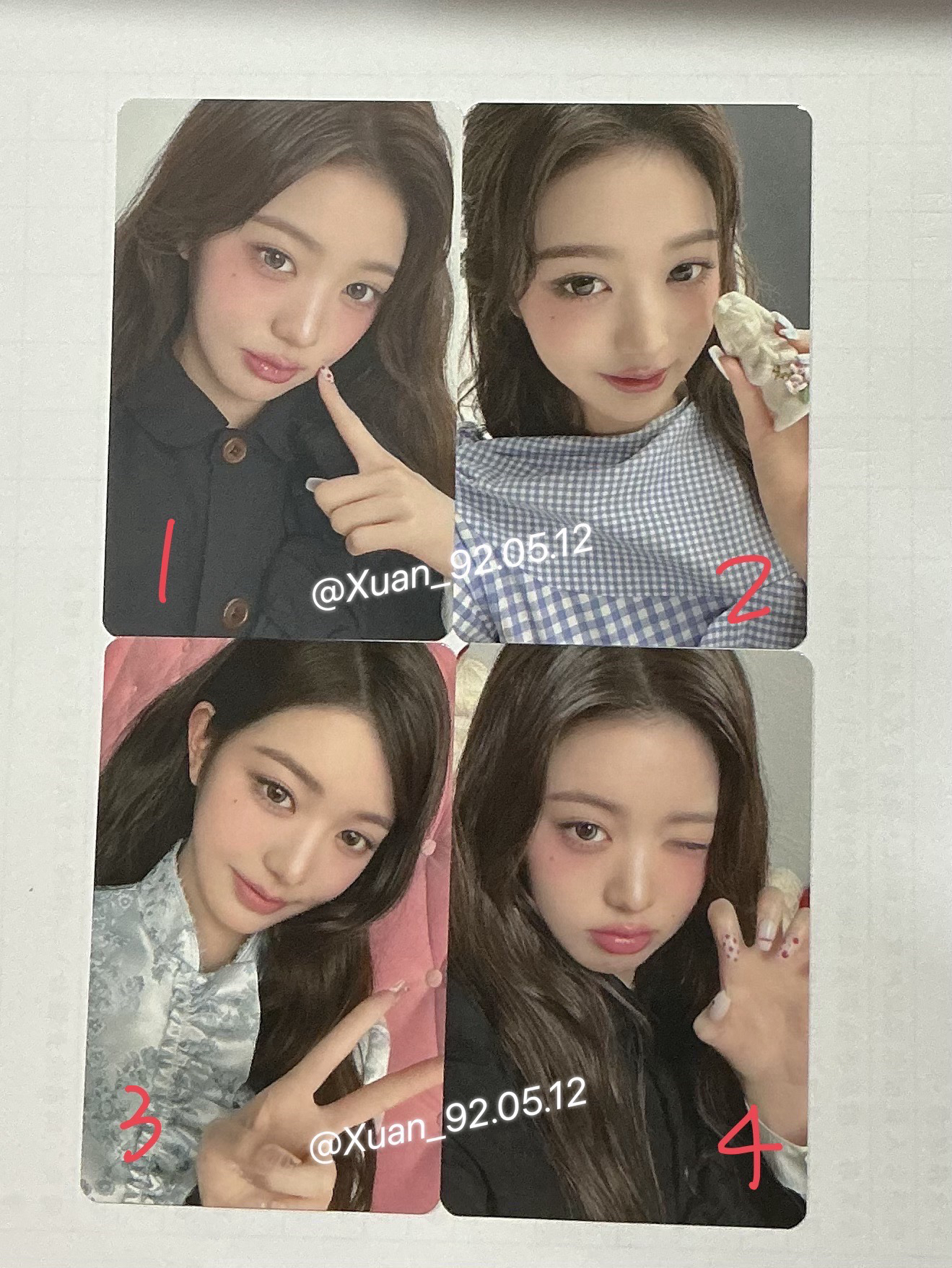 張員瑛 Hapa Kristin代言小卡