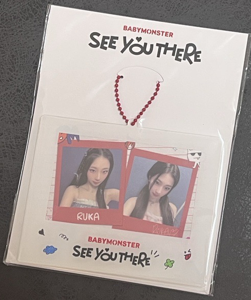 BABYMONSTER Ruka 露 首爾場 見面會 壓克力吊飾 未拆