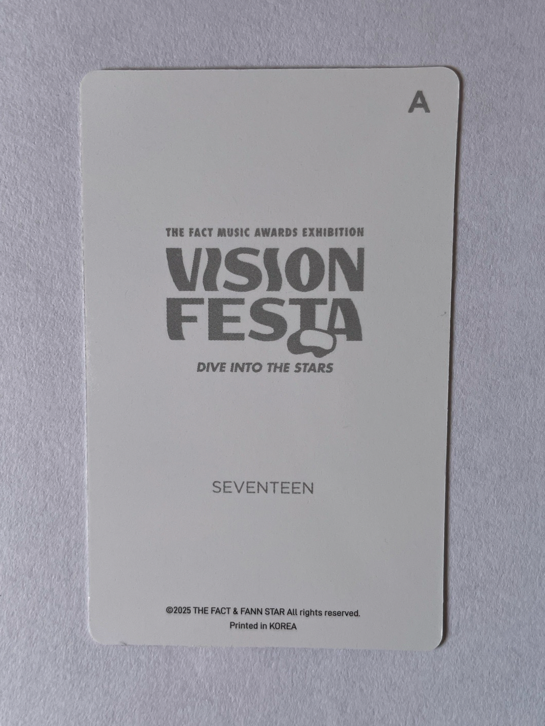 SEVENTEEN VISION FESTA101 小卡 JUN