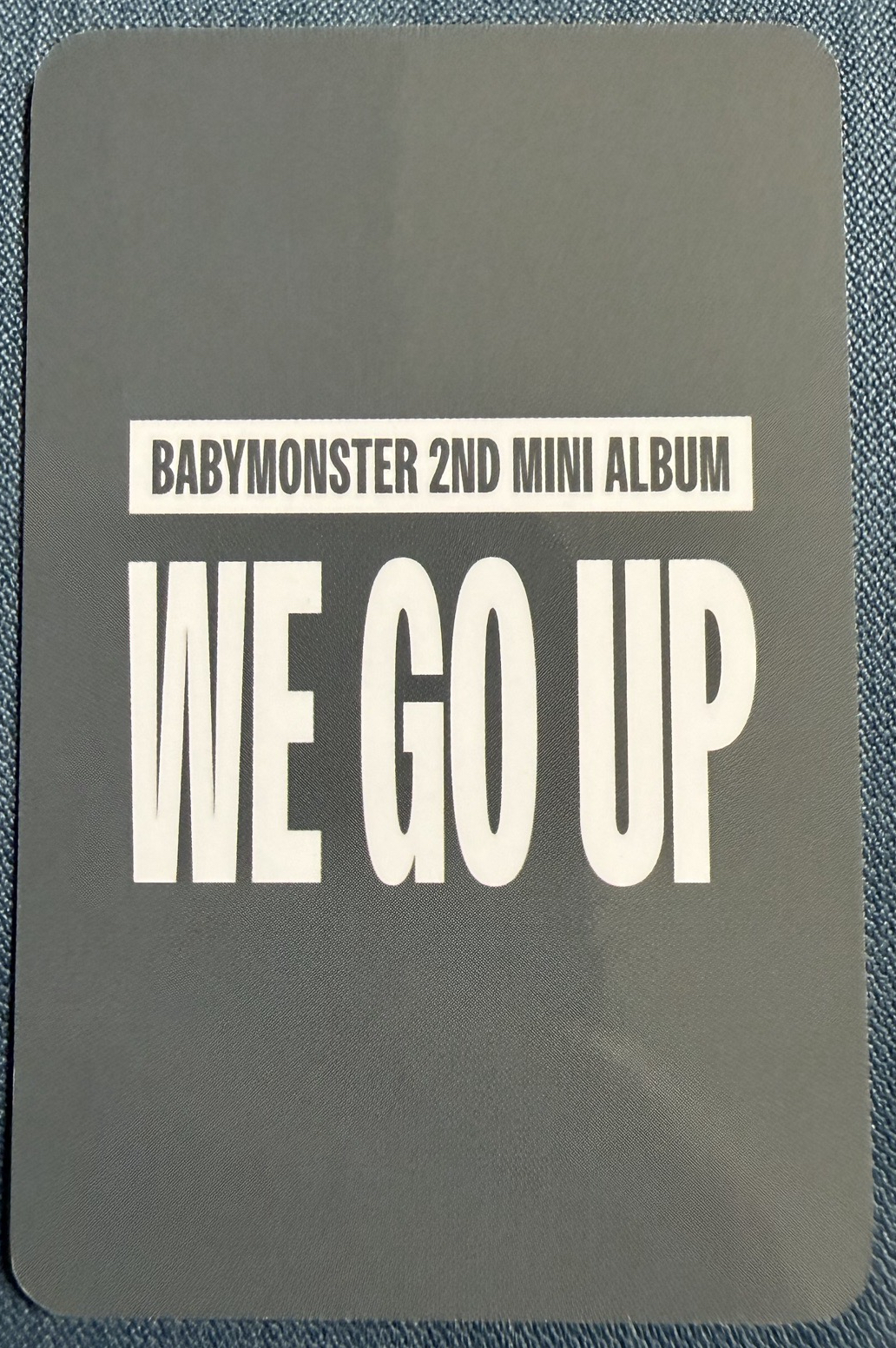 Babymonster WE GO UP k4 線下 簽售卡 Asa 角
