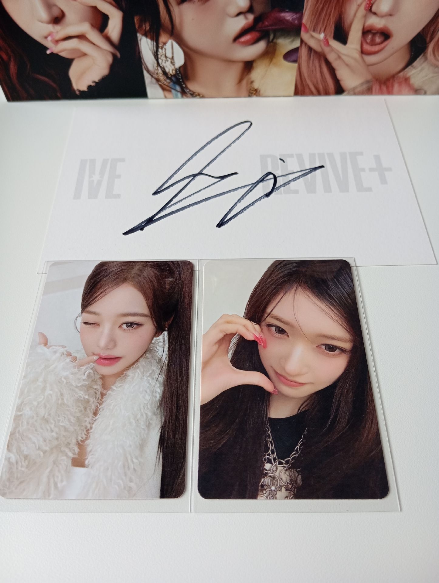 IVE美網簽專（LIZ（栗）親簽明信片/美網員/瑞專卡）
