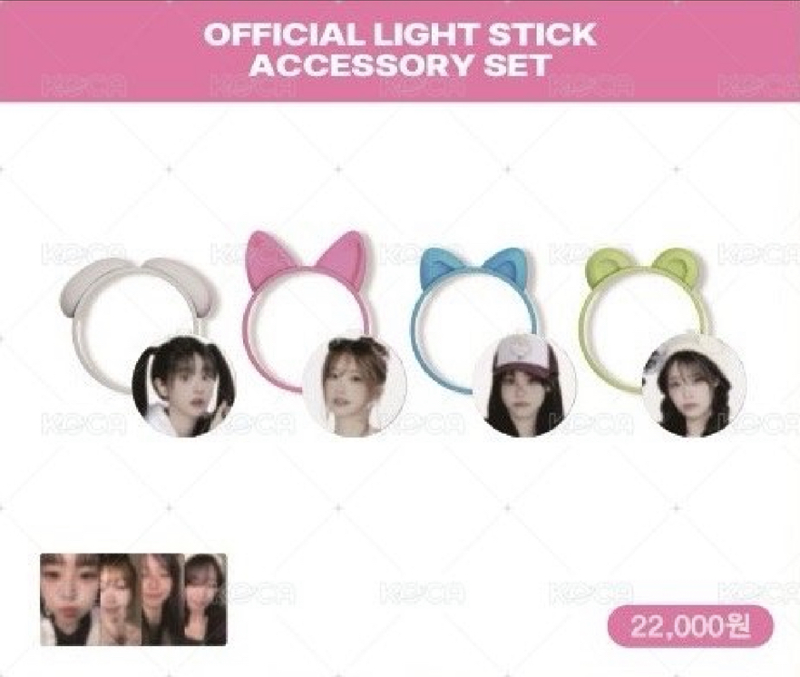 QWER 韓安場 手燈裝飾 燕