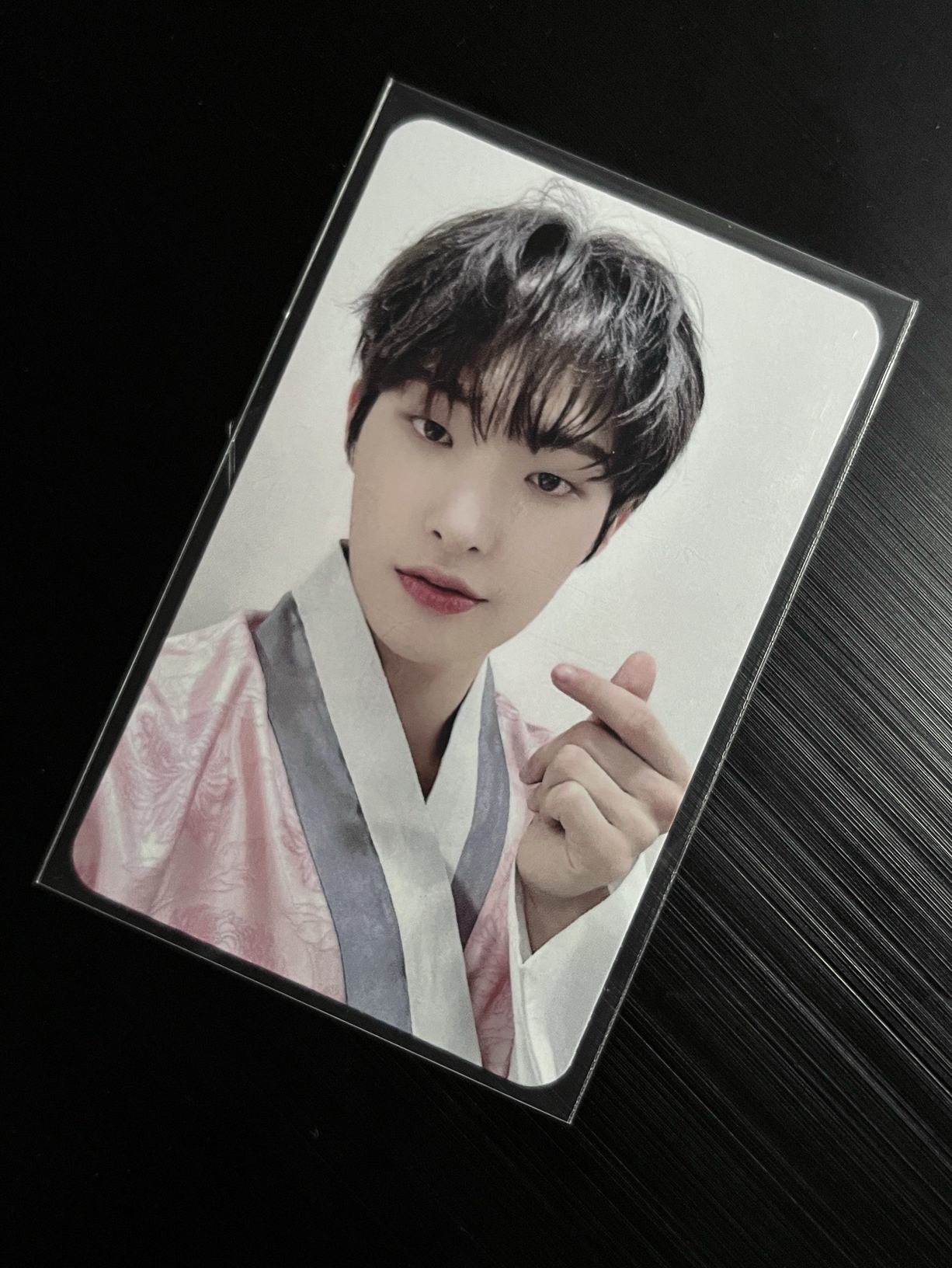 粉色韓服 中簽卡