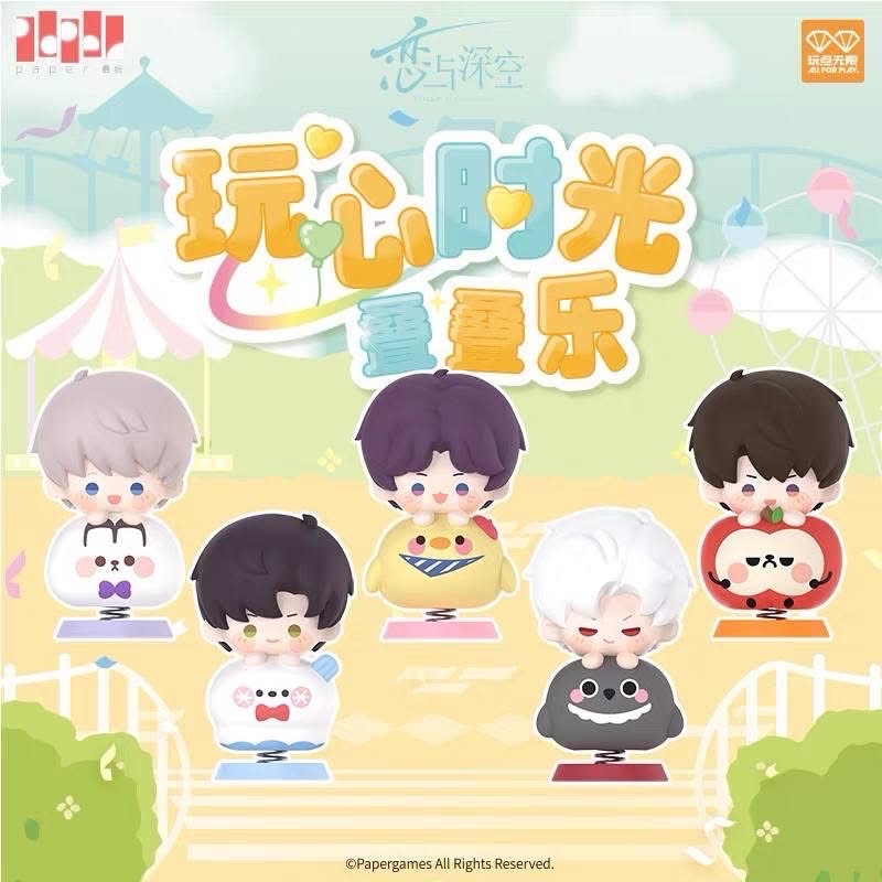 現貨 戀與深空 玩心時光 疊疊樂 小公仔 搖搖椅 轉轉杯 沈星回 黎深 祁煜 秦徹 夏以晝