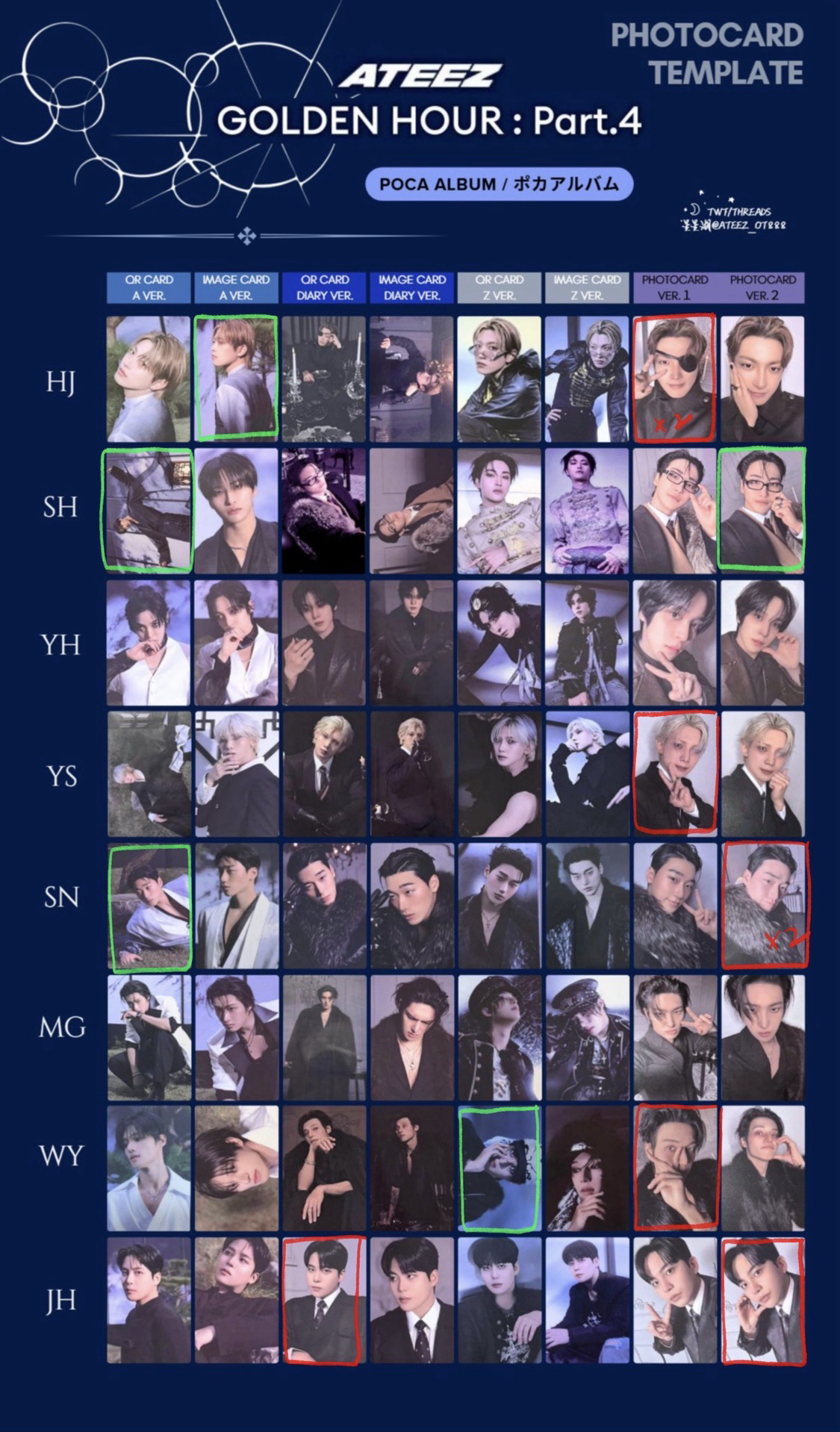 GH4 poca的紙片們