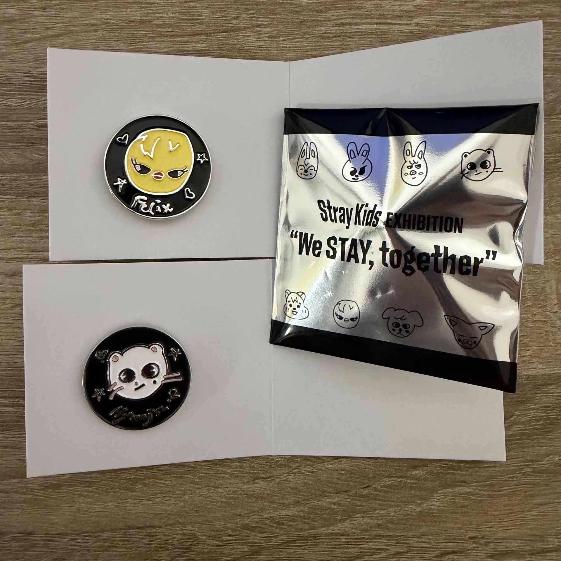 Stray kids 日本 we stay together 展覽 周邊 成員設計 隨機徽章 辰 菲