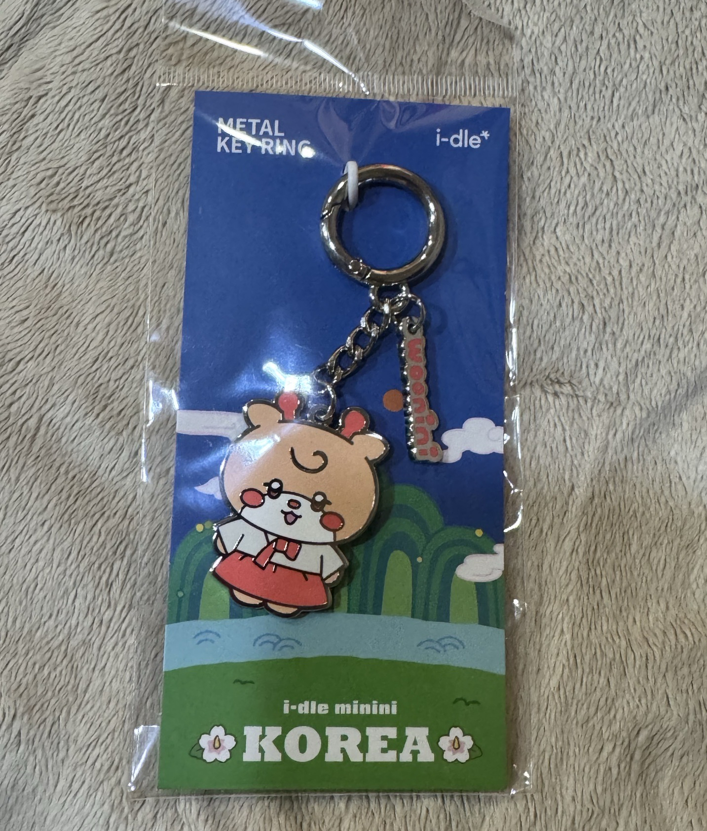 展覽金屬鑰匙圈吊飾 琦