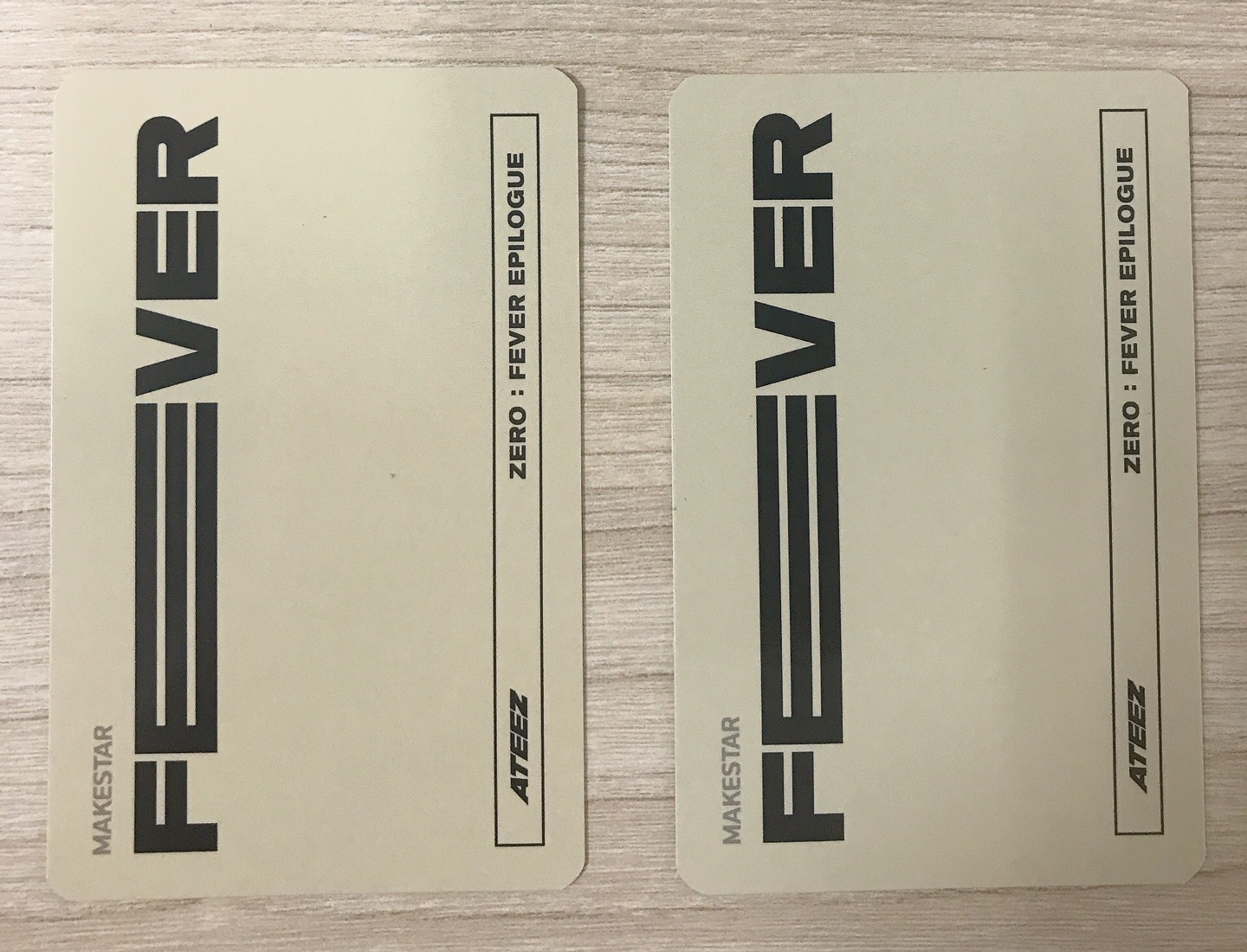 丁潤浩 崔鍾浩 Fever Epilogue MS 特典卡 