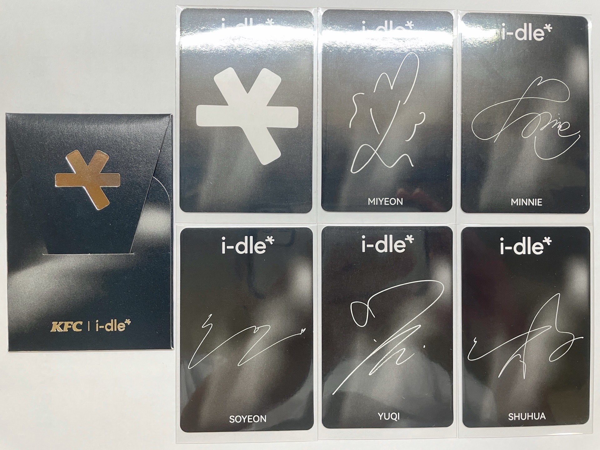 We are 代言卡 肯德基 已拆