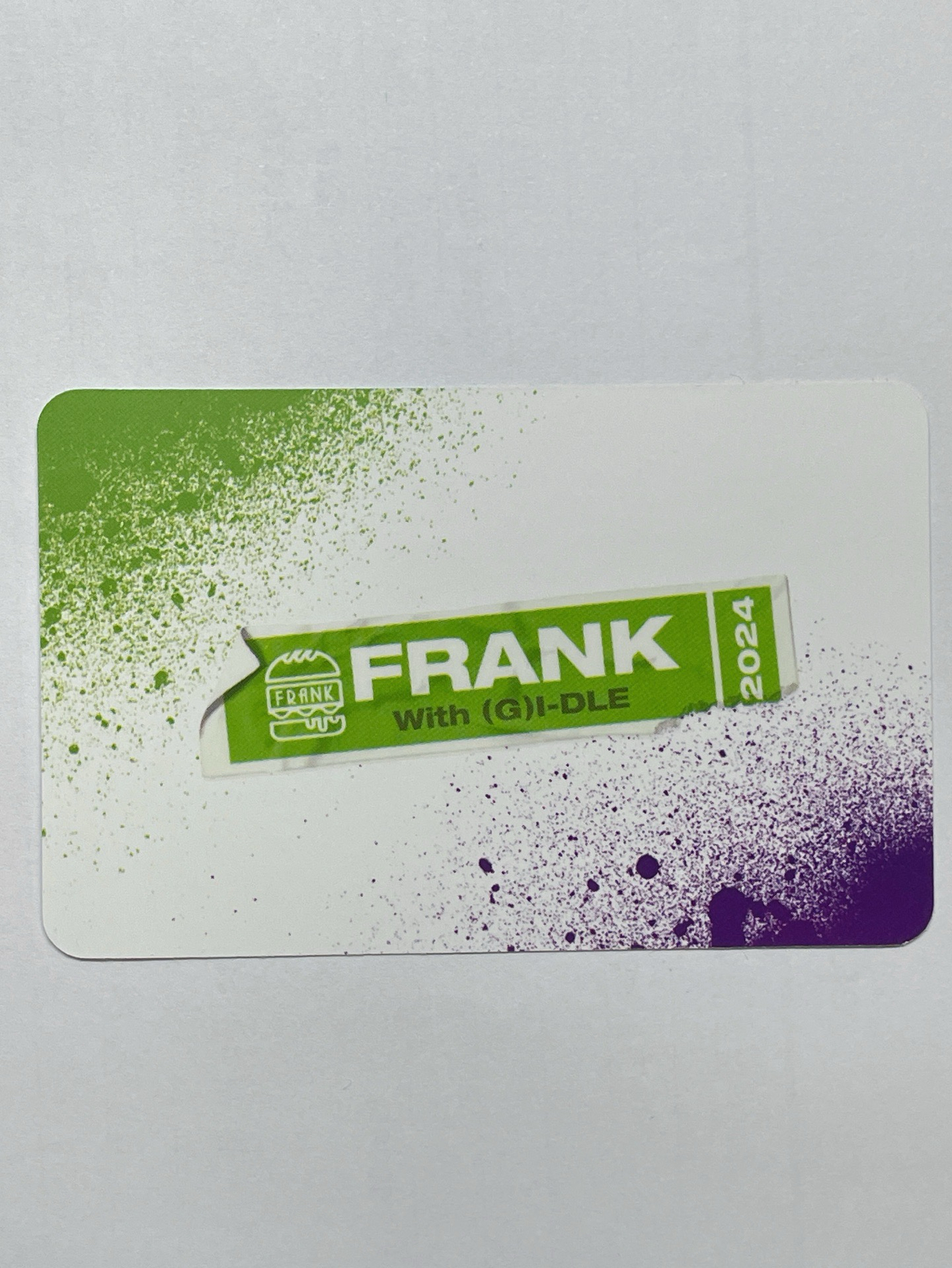 Frank Burger  代言卡*2