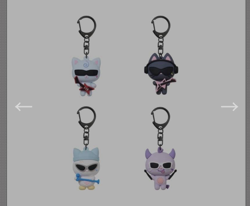 aespa阪蛋場吊飾