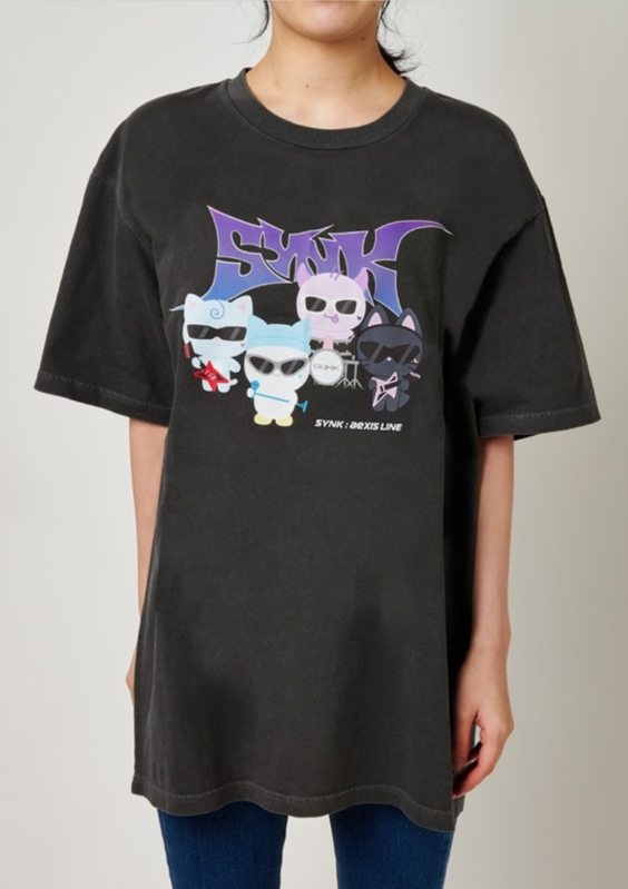 （預購）aespa蛋巡 娃娃黑T