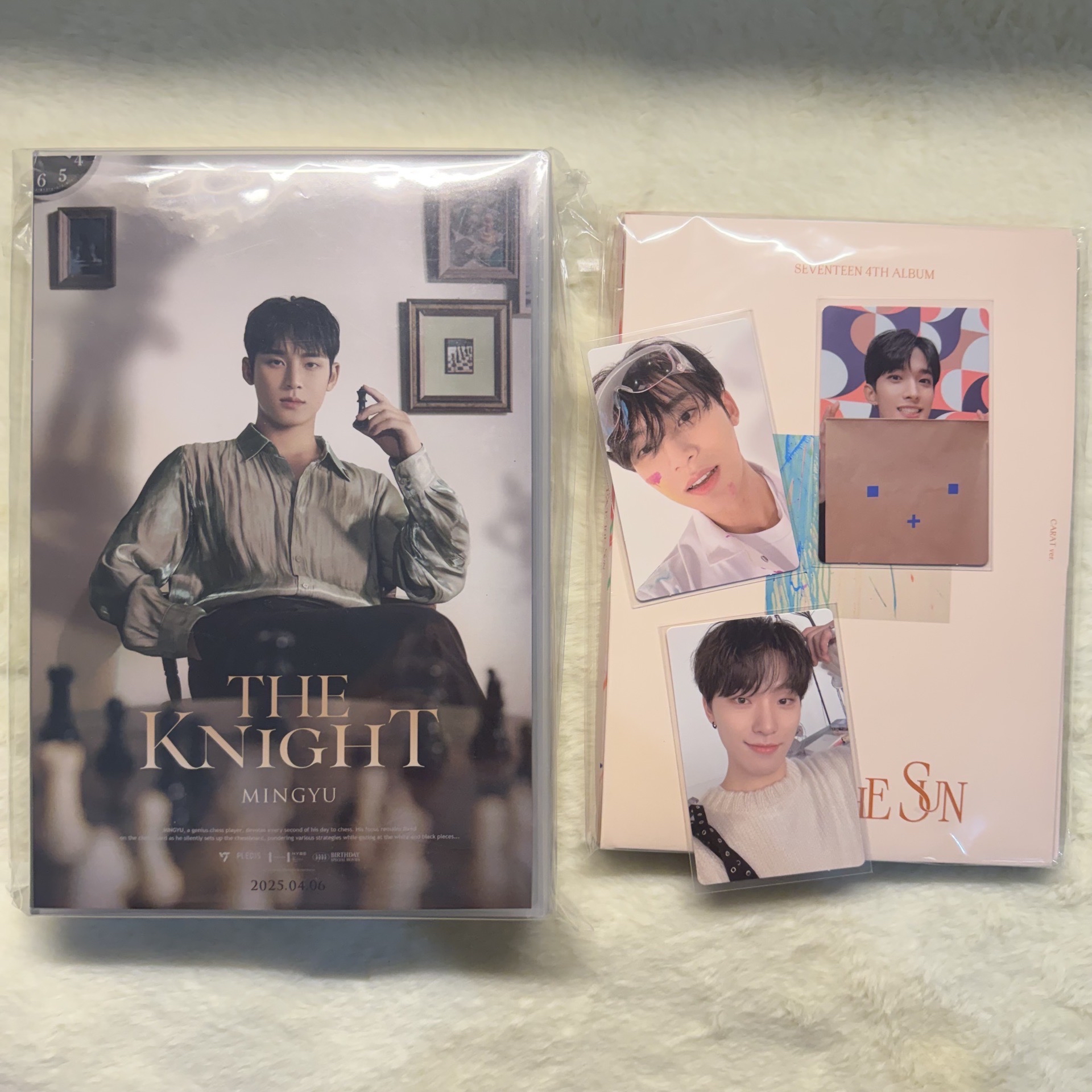 珉奎生日禮盒ver.4 生日禮盒 +油彩克拉盤 | 默認廠損