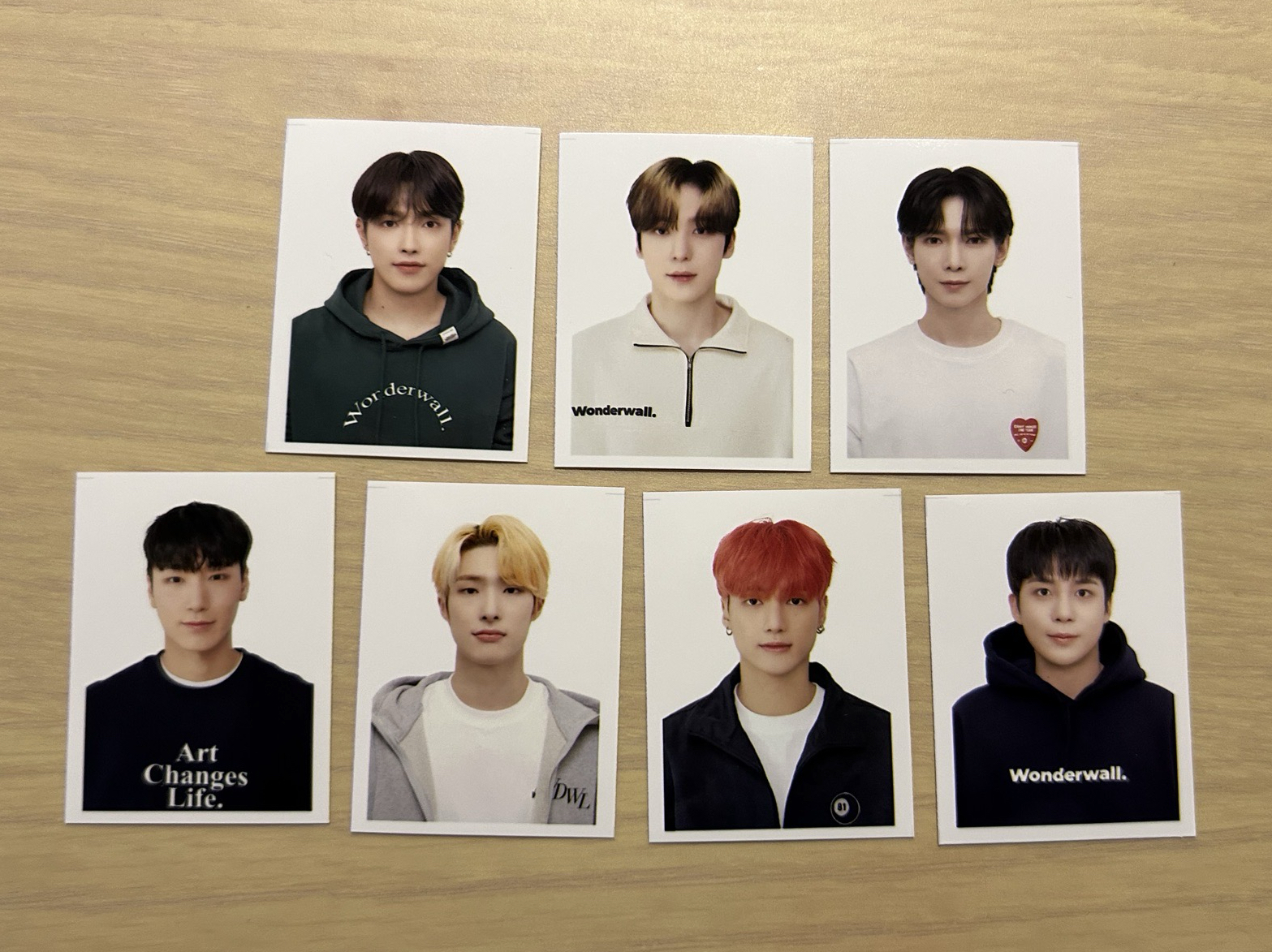 ATEEZ Wonderwall 周邊卡 證件照 缺星