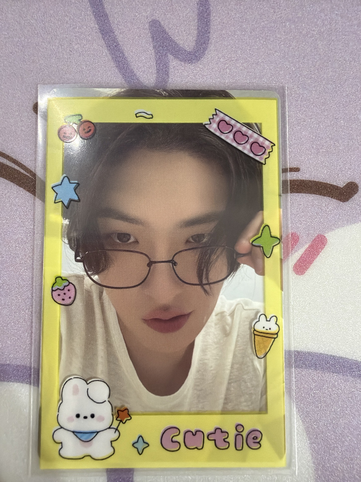 旼琦公主 眼鏡戴好