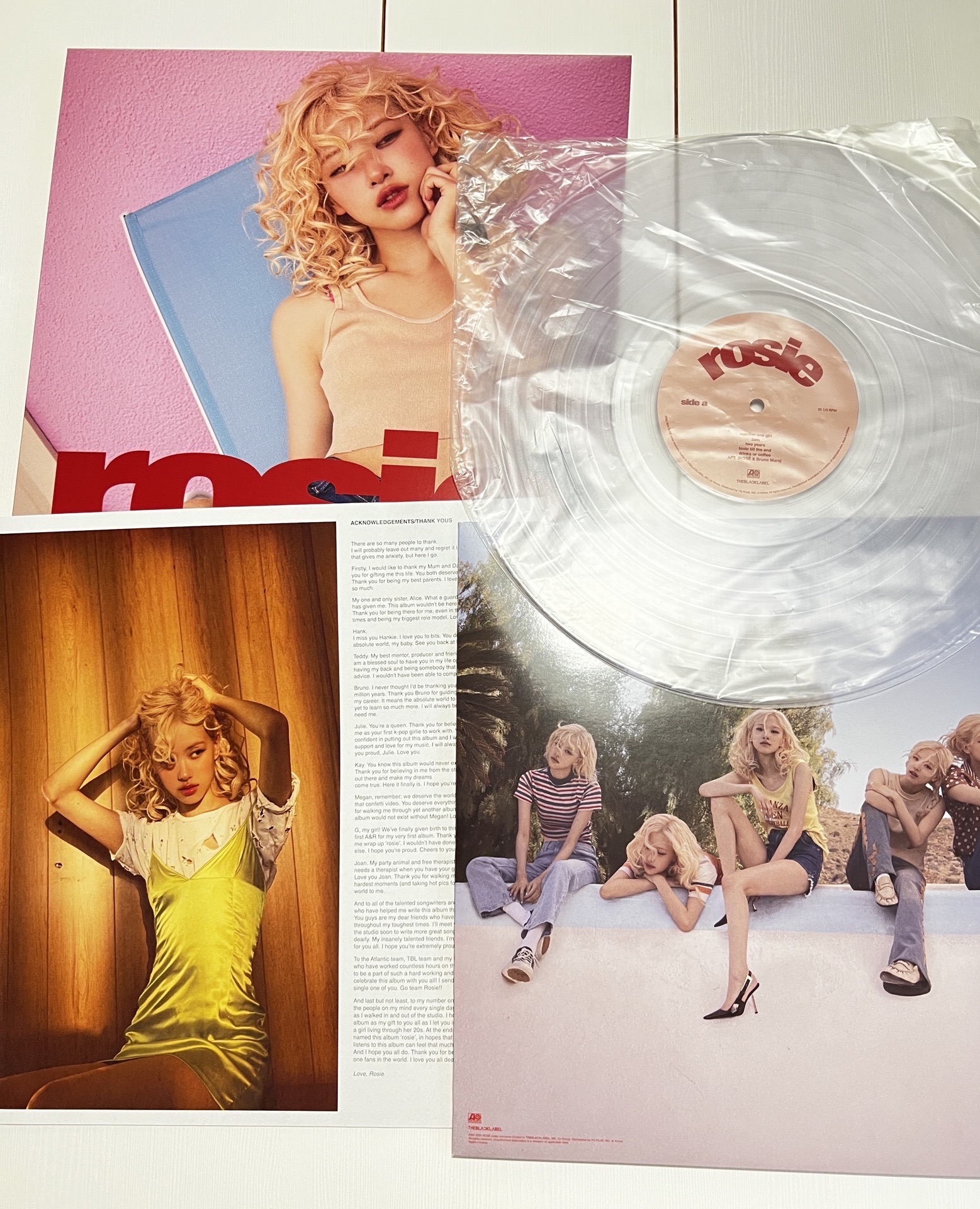 rose solo專 透明膠