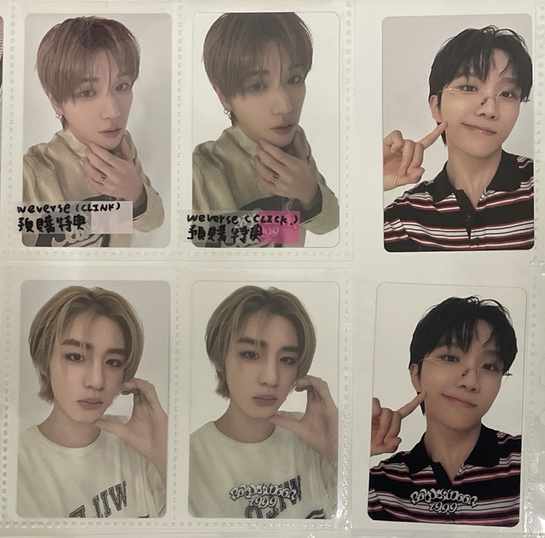 預購特典（單封)256/6張