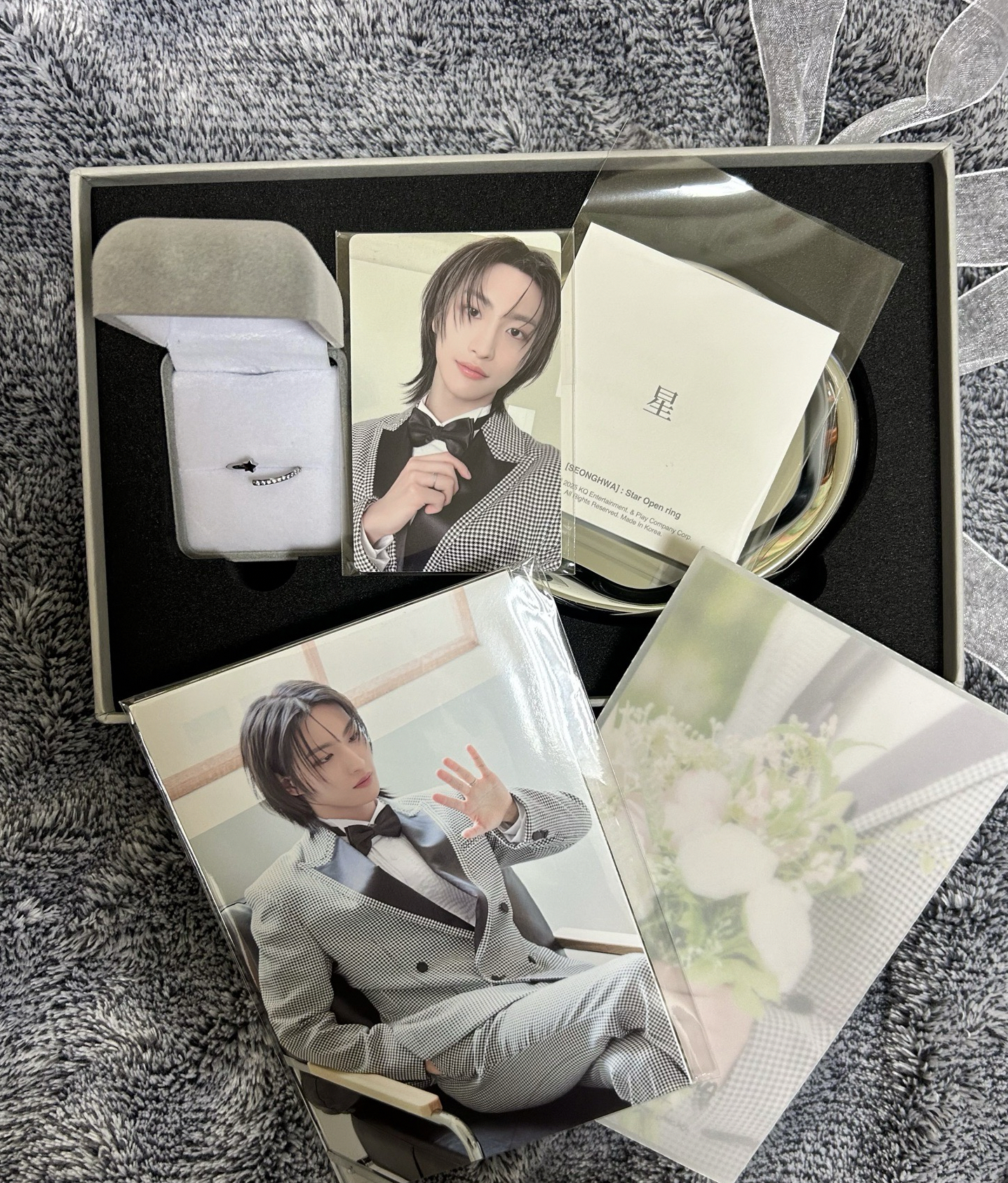 [SEONGHWA] : Star Open ring 星化 2025生日MD 戒指組