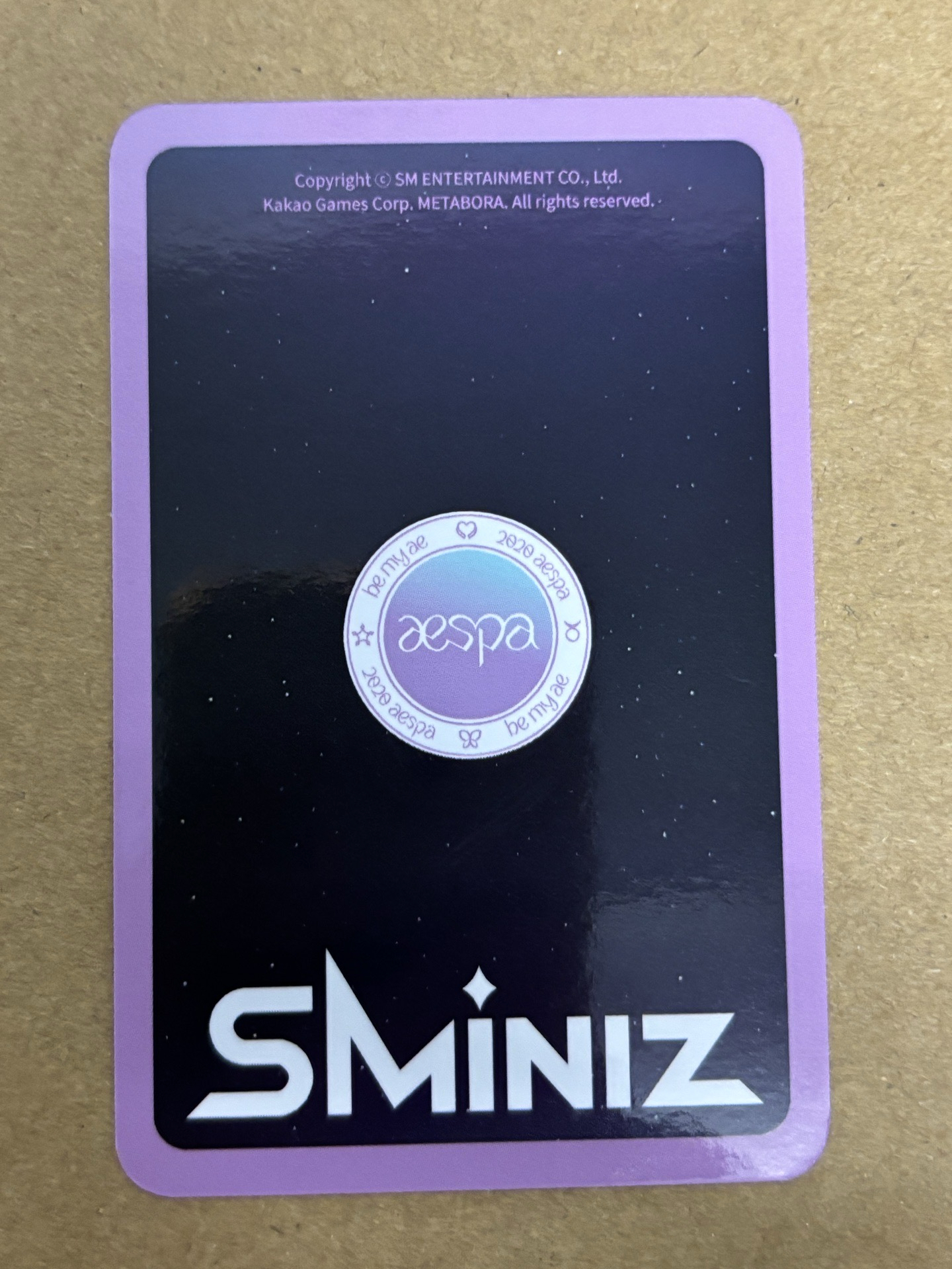aespa 吉吉 SMiniz曠野快閃 任務卡 吉-30