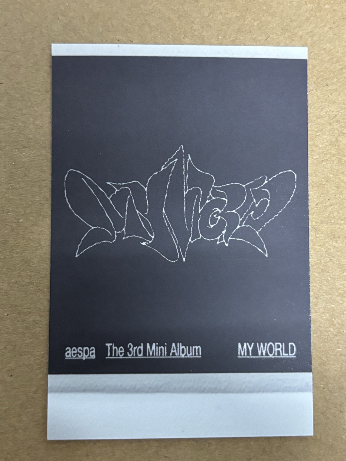 aespa Winter 冬天 MY WORLD 專輯卡 zine版 wtmw拍立得冬 冬-66