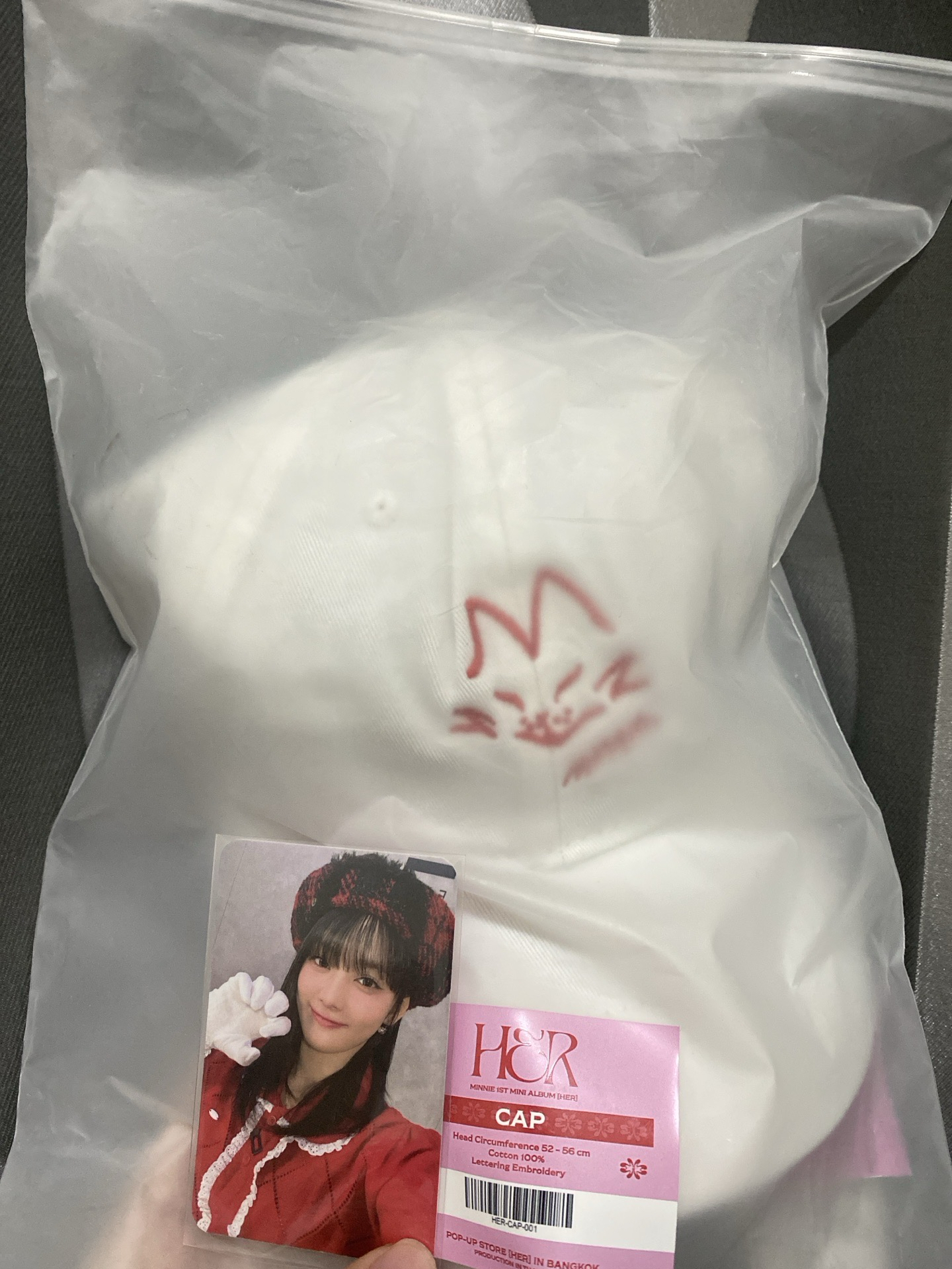 Minnie 【HER】快閃店 帽子含卡