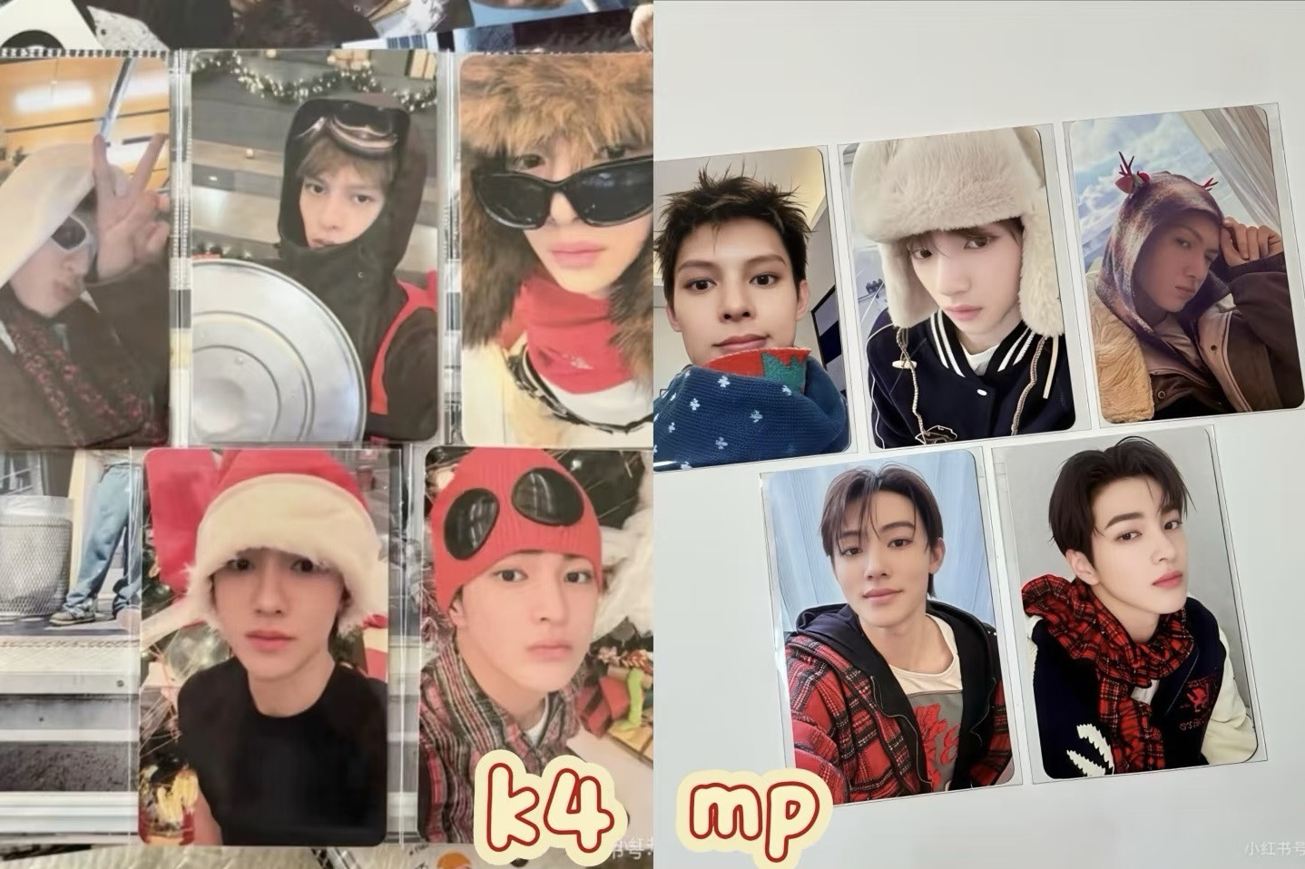 K4一套+mp一套(可拆，成團才有）