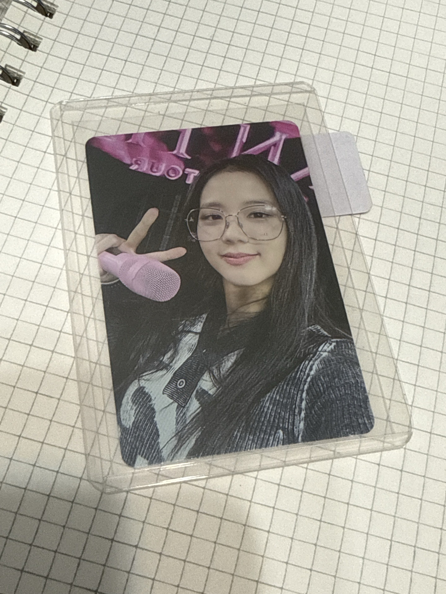 麥克風秀 眼鏡秀 智秀 Jisoo